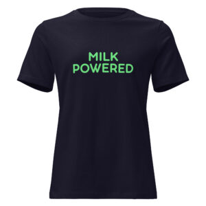 Women's Relaxed T-Shirt "MILK POWERED"