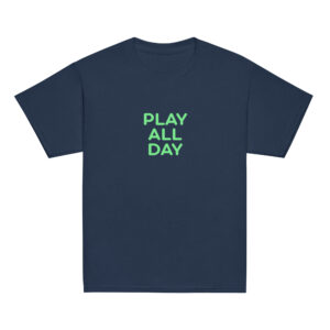 Alternative view of Youth classic tee "PLAY ALL DAY"