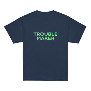Alternative view of Youth classic tee "TROUBLE MAKER"