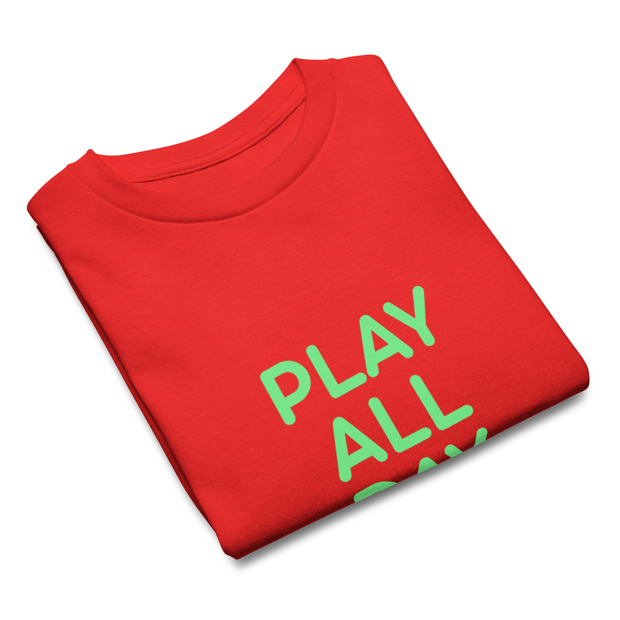 Youth classic tee "PLAY ALL DAY" - Image 15