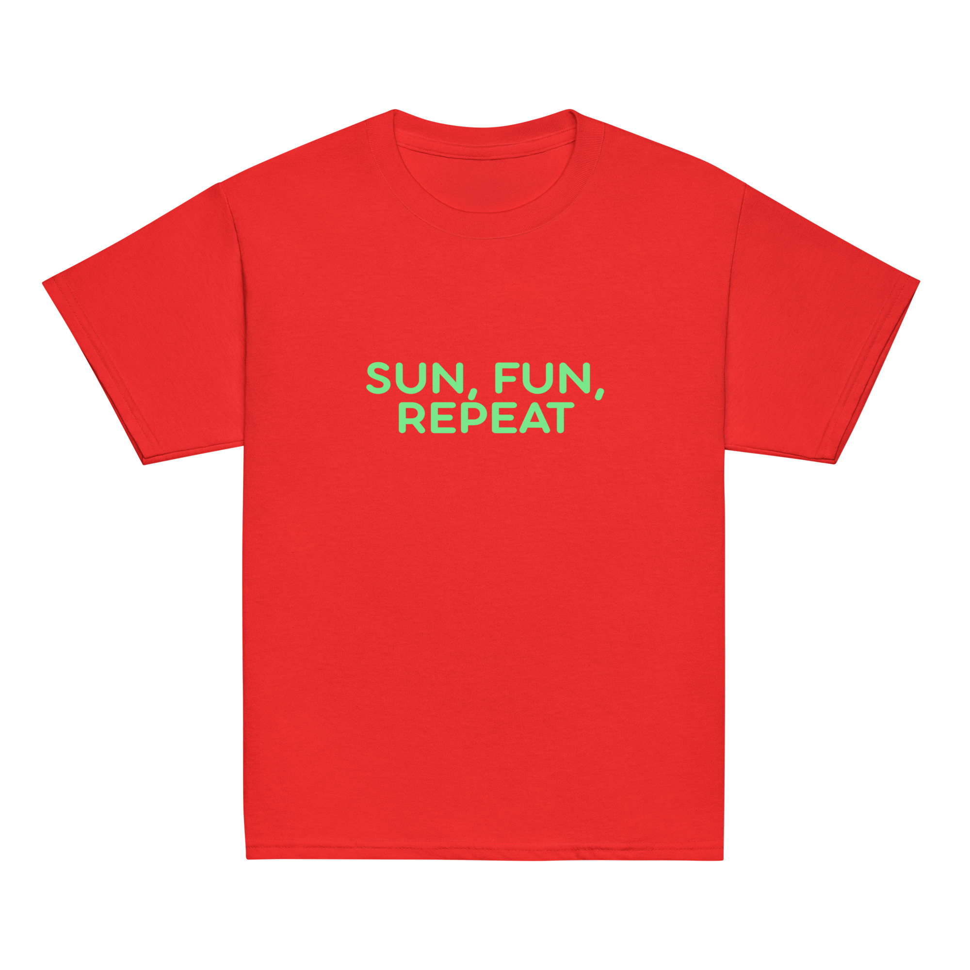 Youth classic tee "SUN, FUN, REPEAT" - Image 3