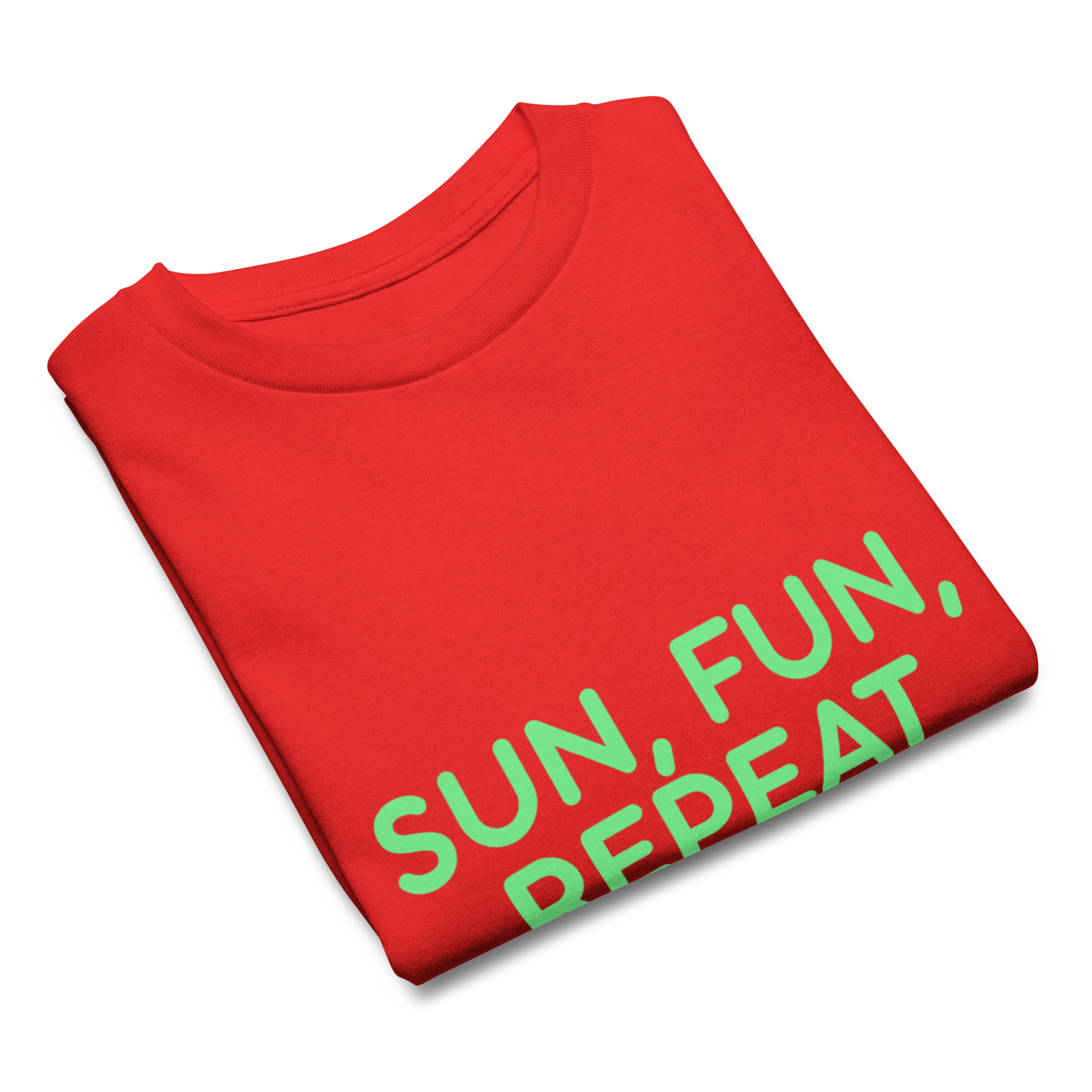 Youth classic tee "SUN, FUN, REPEAT" - Image 15