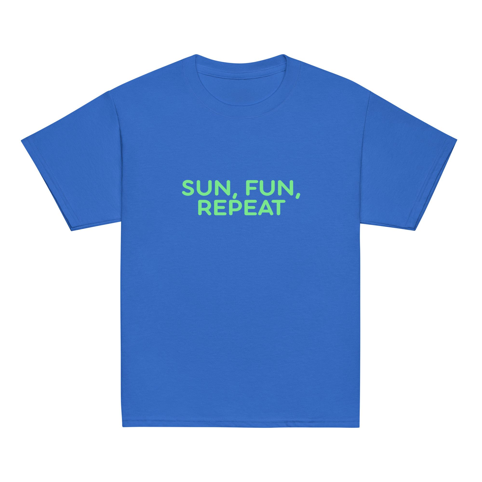 Youth classic tee "SUN, FUN, REPEAT" - Image 4