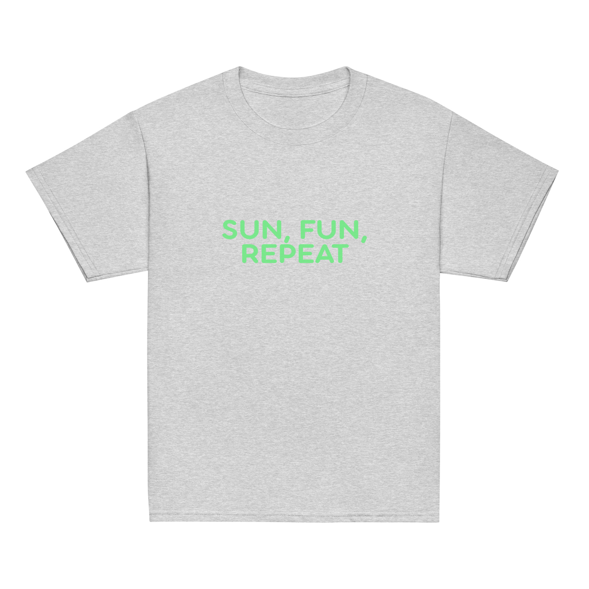 Youth classic tee "SUN, FUN, REPEAT" - Image 8