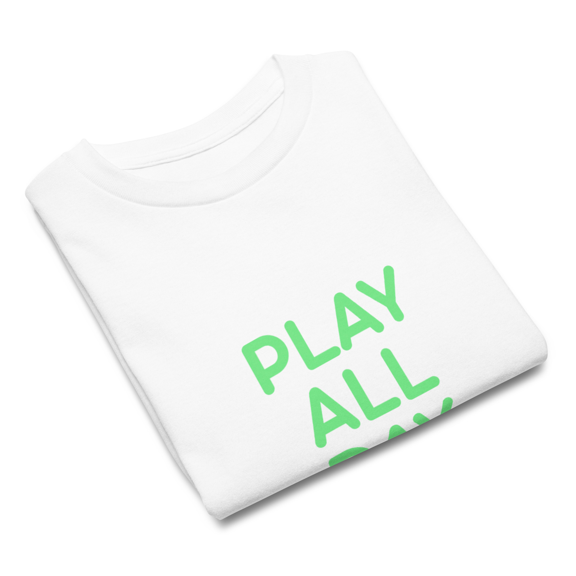 Youth classic tee "PLAY ALL DAY" - Image 24