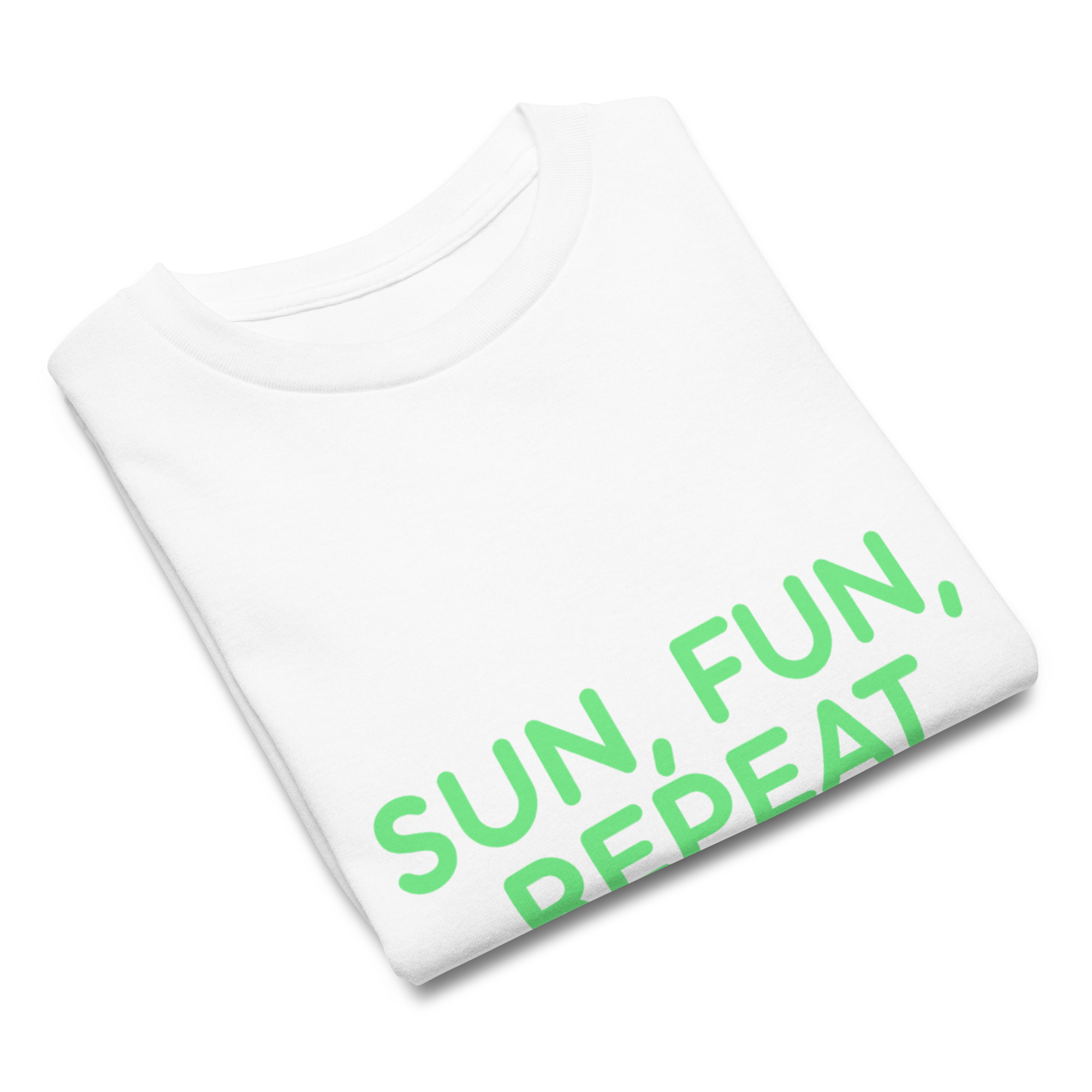 Youth classic tee "SUN, FUN, REPEAT" - Image 24