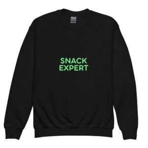 Youth crewneck sweatshirt "SNACK EXPERT"