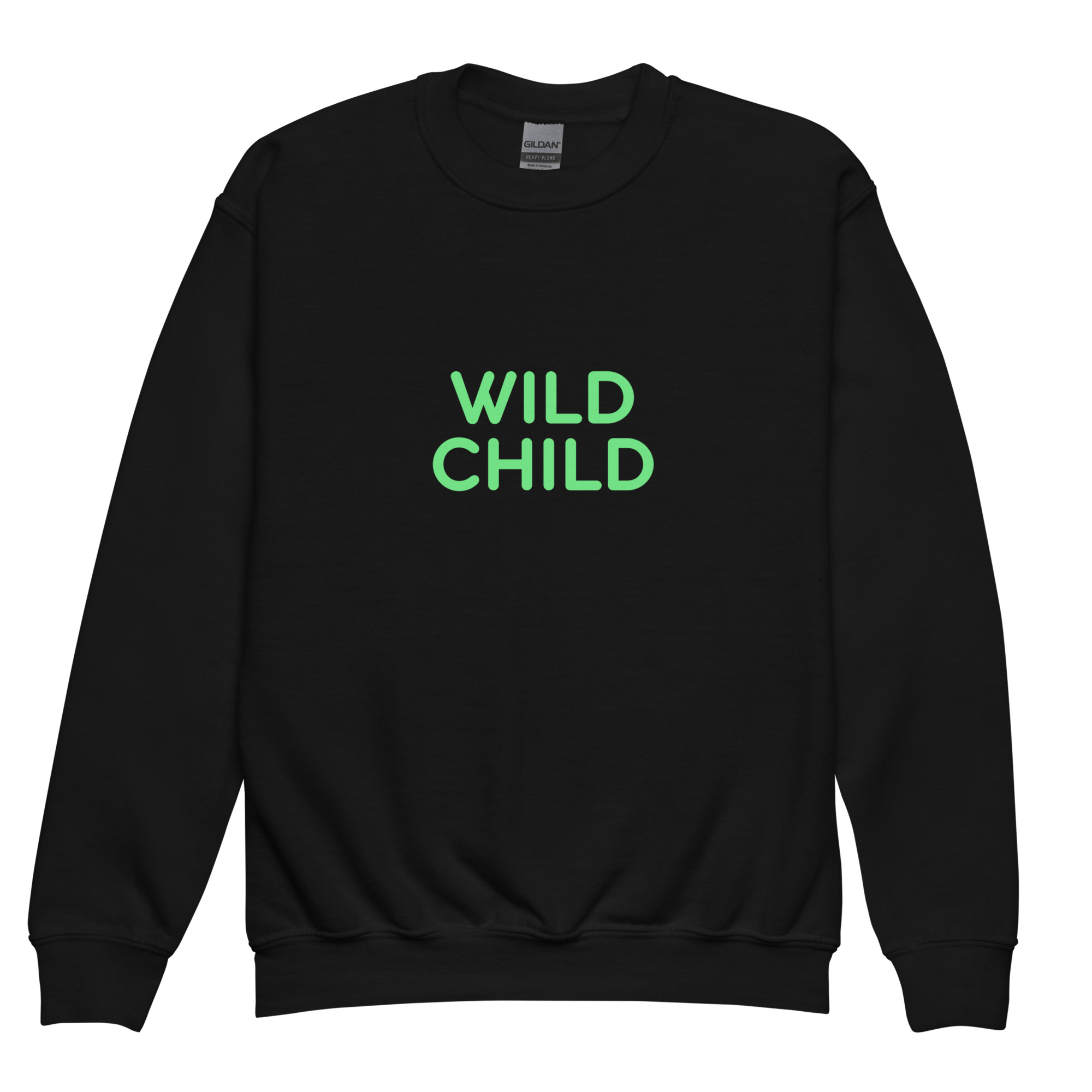 Youth crewneck sweatshirt "WILD CHILD"