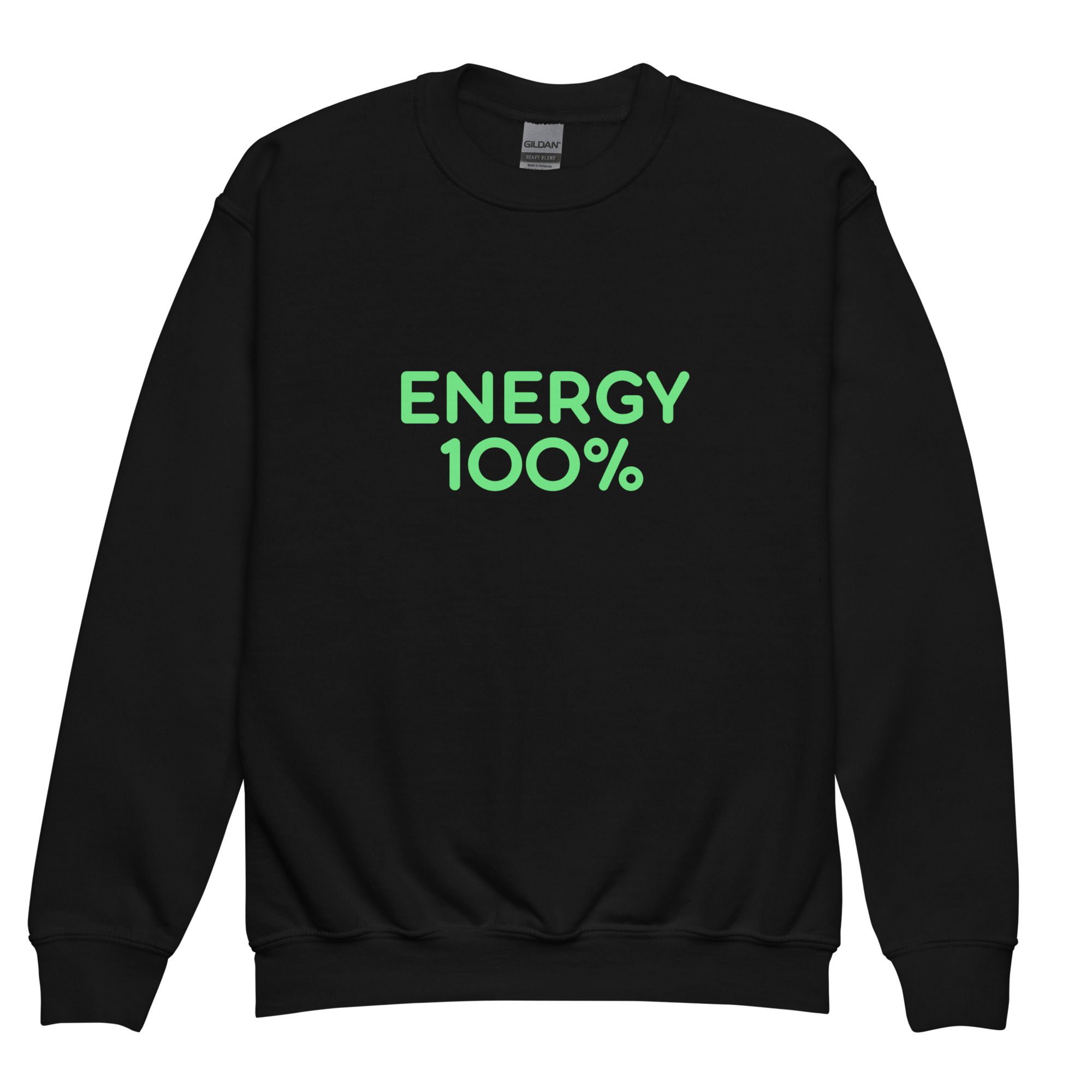 Youth crewneck sweatshirt "ENERGY 100%"