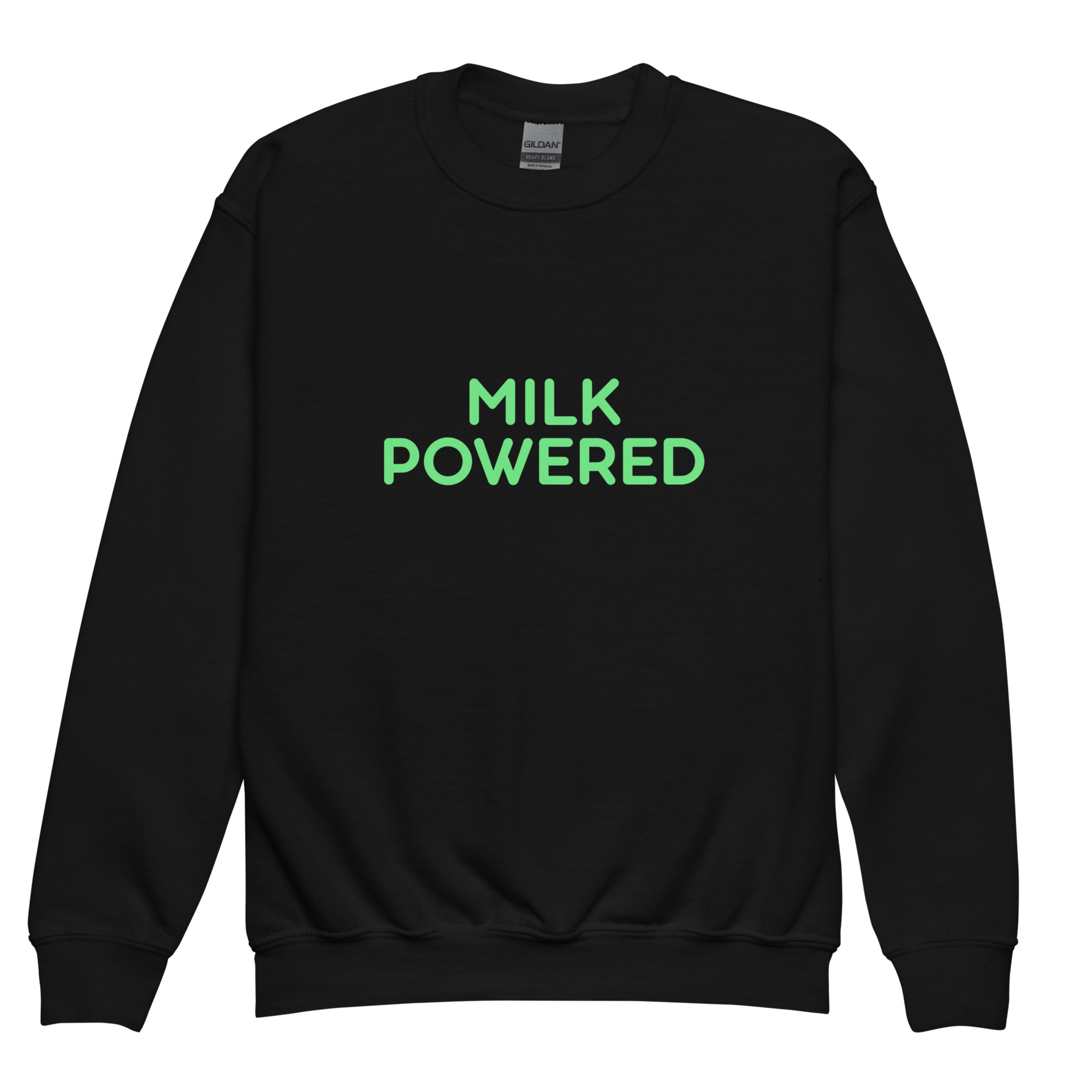 Youth crewneck sweatshirt "MILK POWERED"