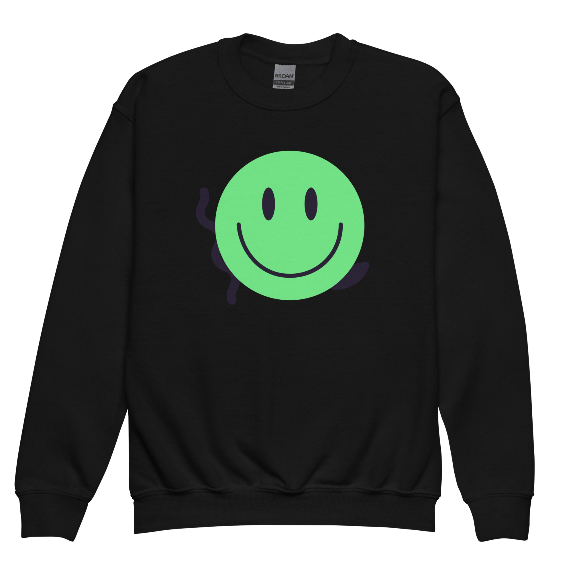 Youth crewneck sweatshirt "Happy Vibe"