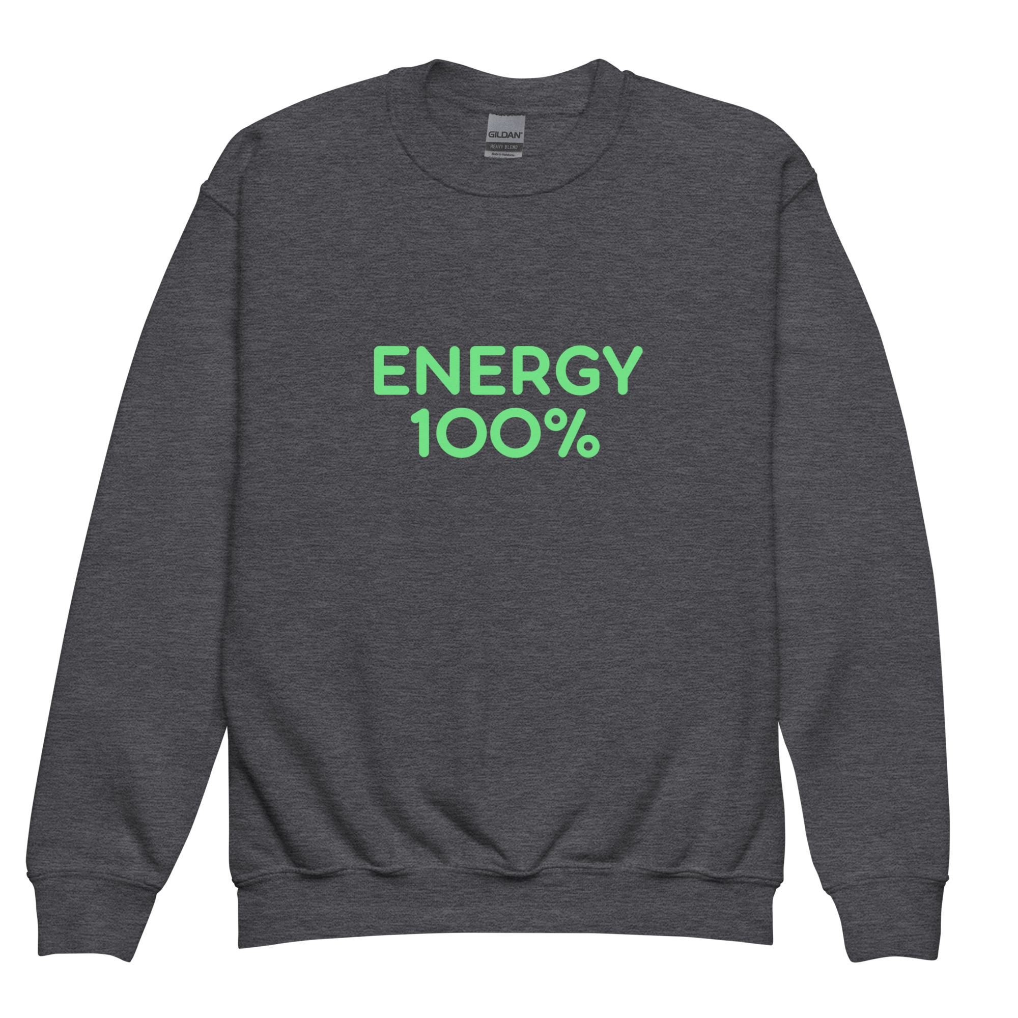 Youth crewneck sweatshirt "ENERGY 100%" - Image 5