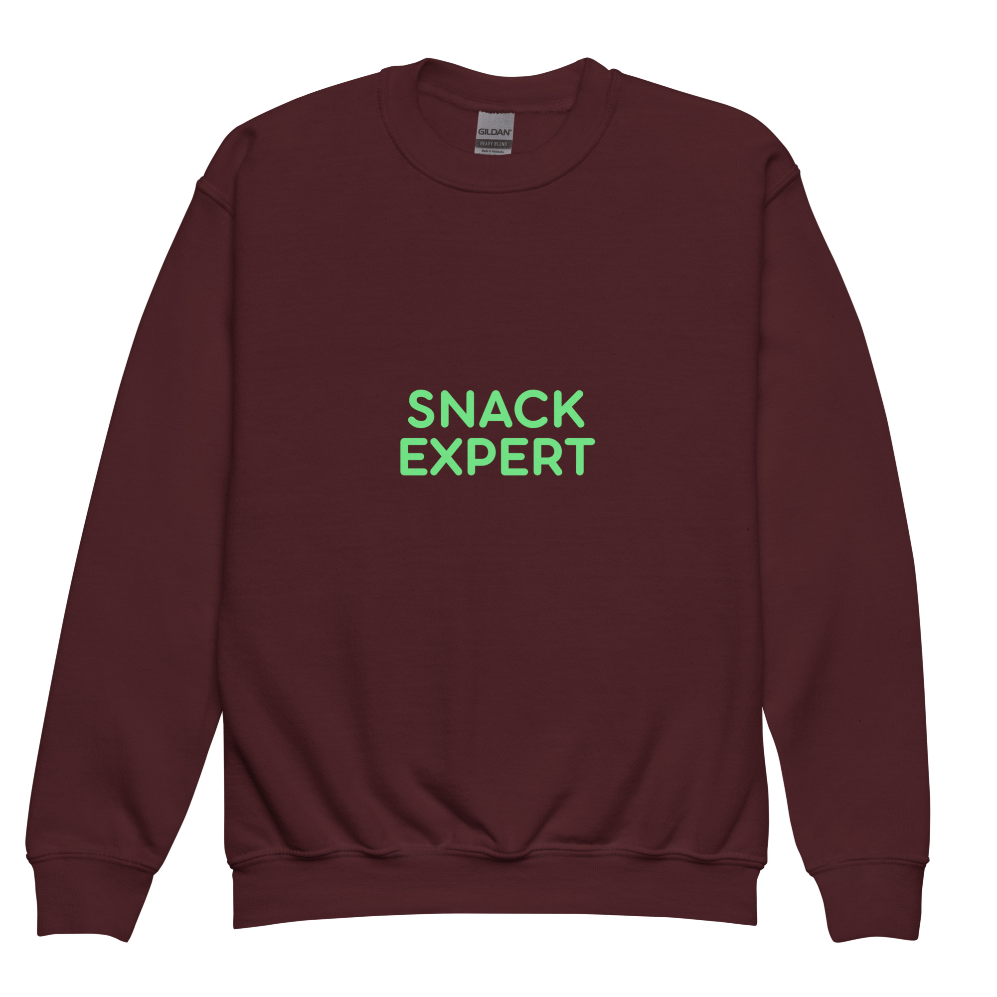Youth crewneck sweatshirt "SNACK EXPERT" - Image 3
