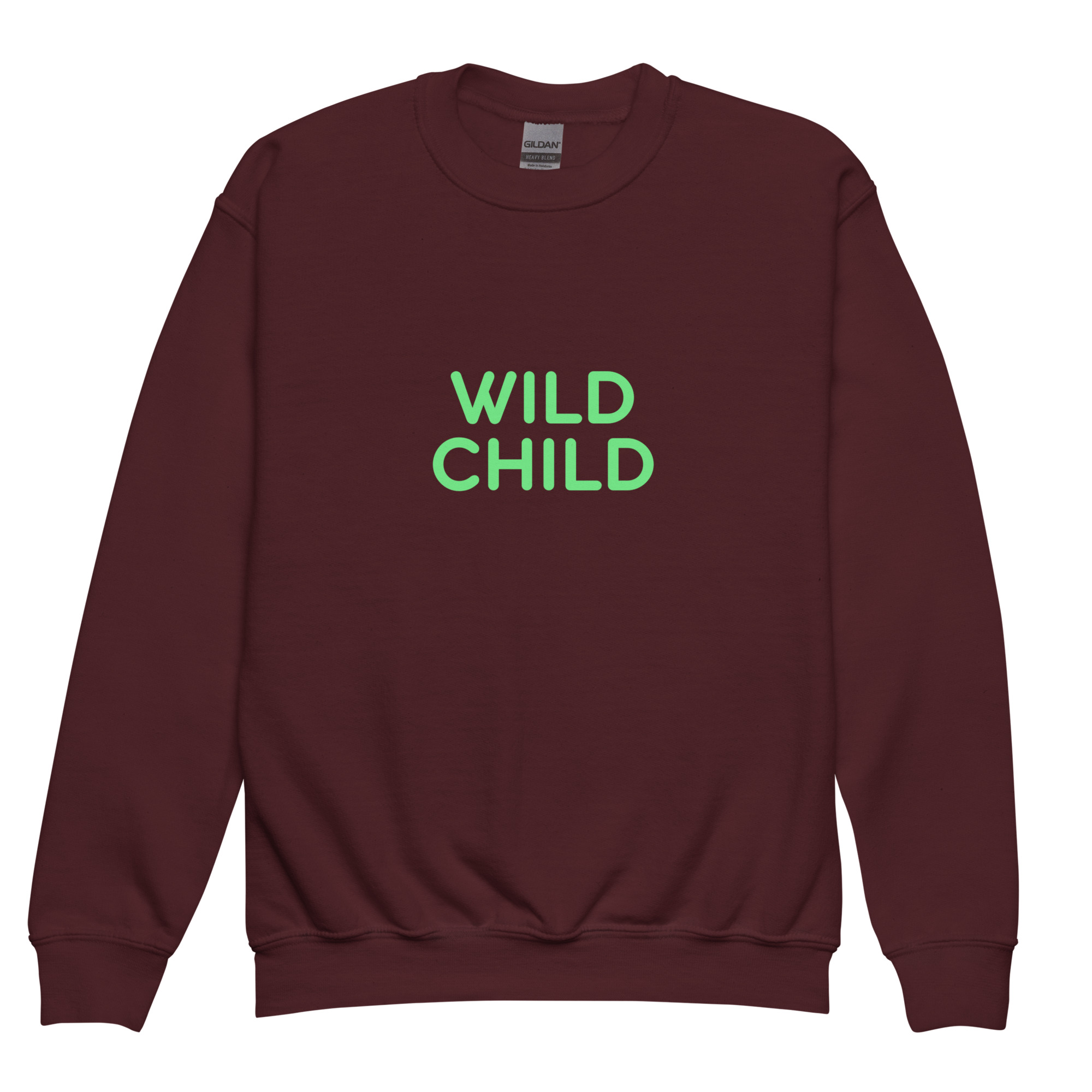 Youth crewneck sweatshirt "WILD CHILD" - Image 3