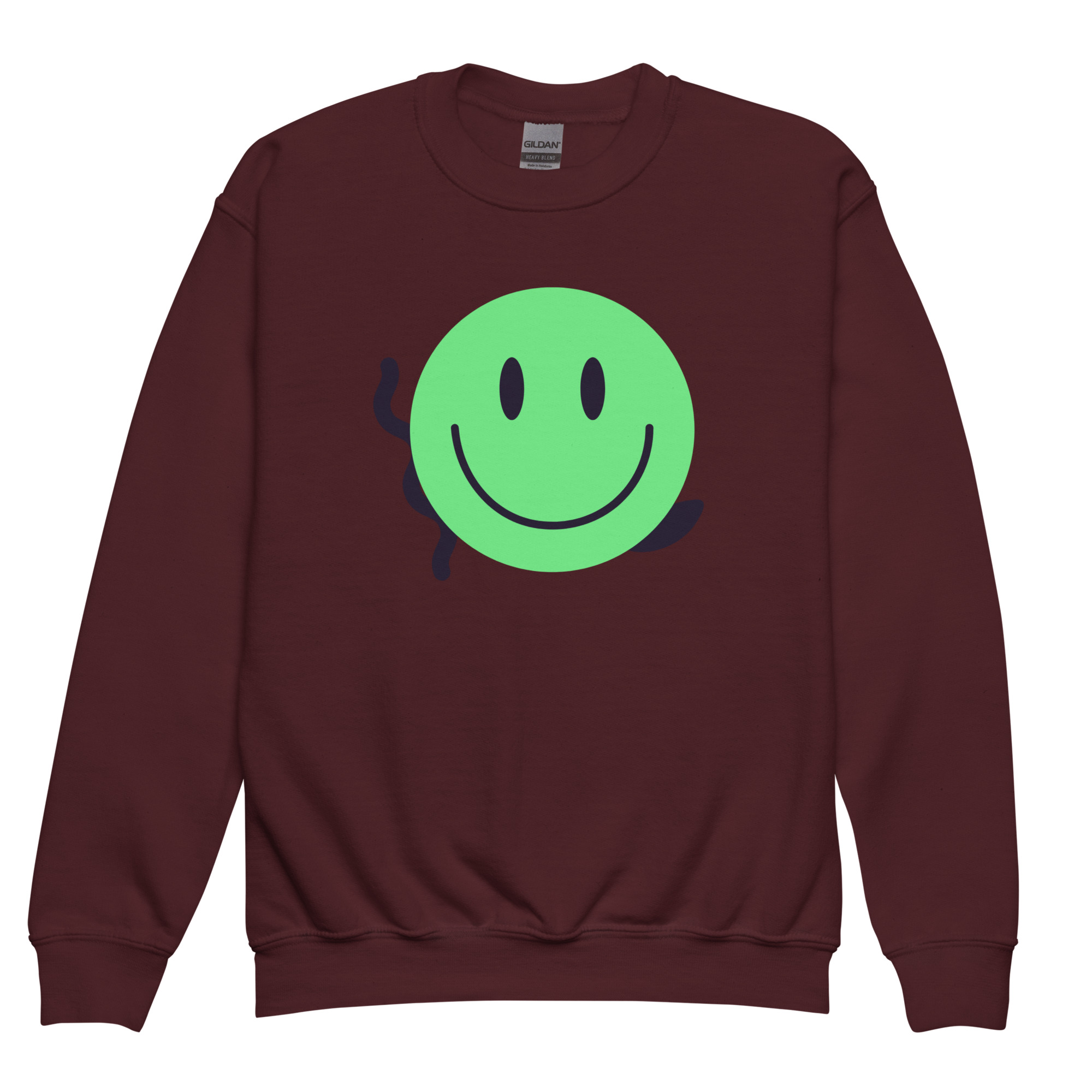 Youth crewneck sweatshirt "Happy Vibe" - Image 3