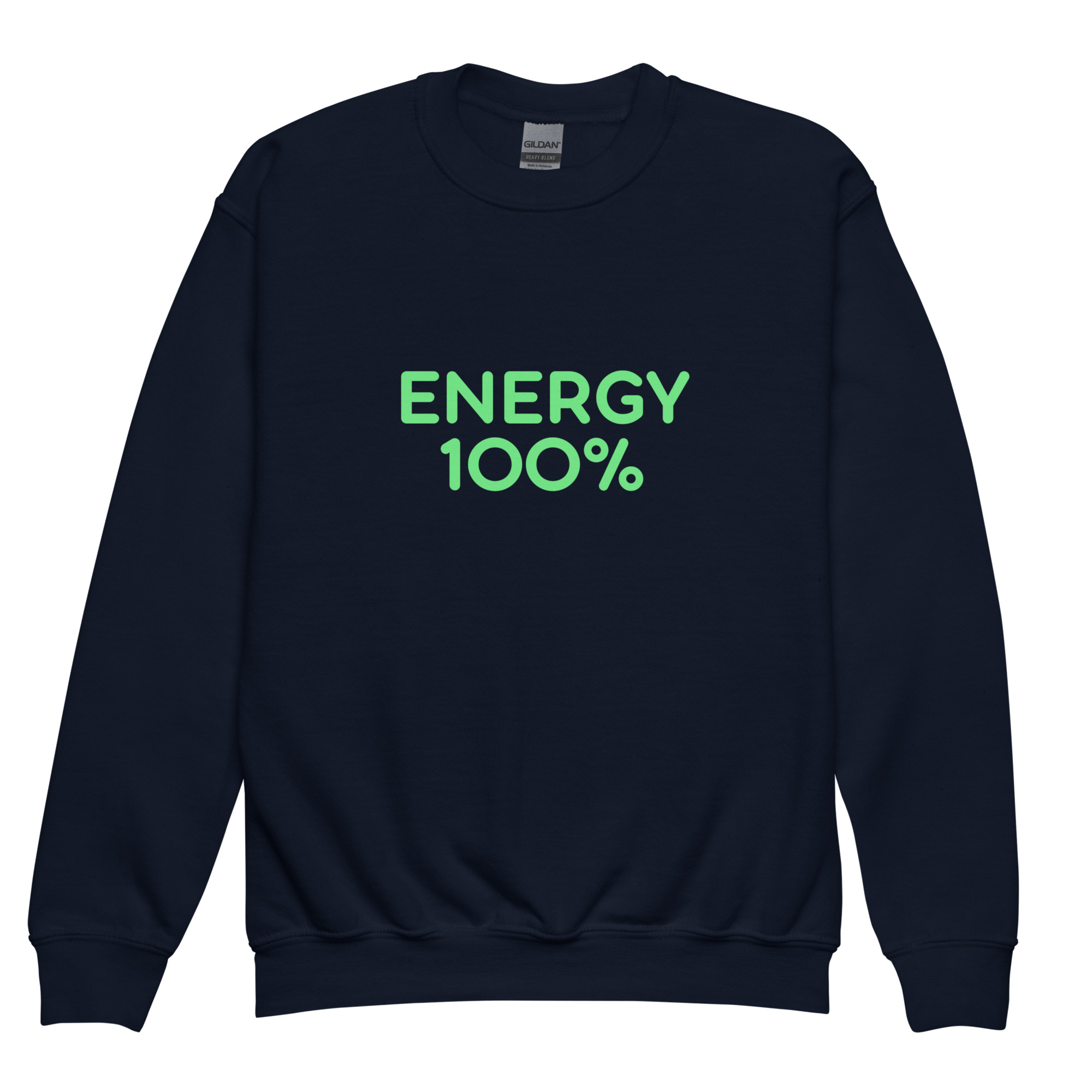 Youth crewneck sweatshirt "ENERGY 100%" - Image 2