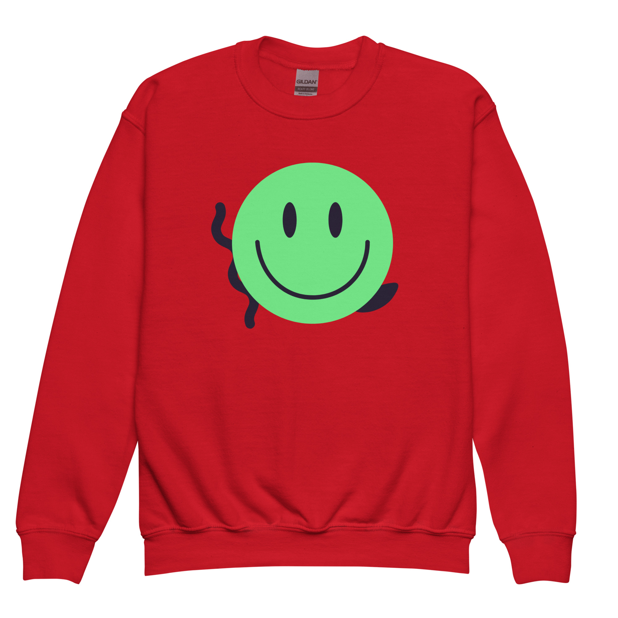 Youth crewneck sweatshirt "Happy Vibe" - Image 4