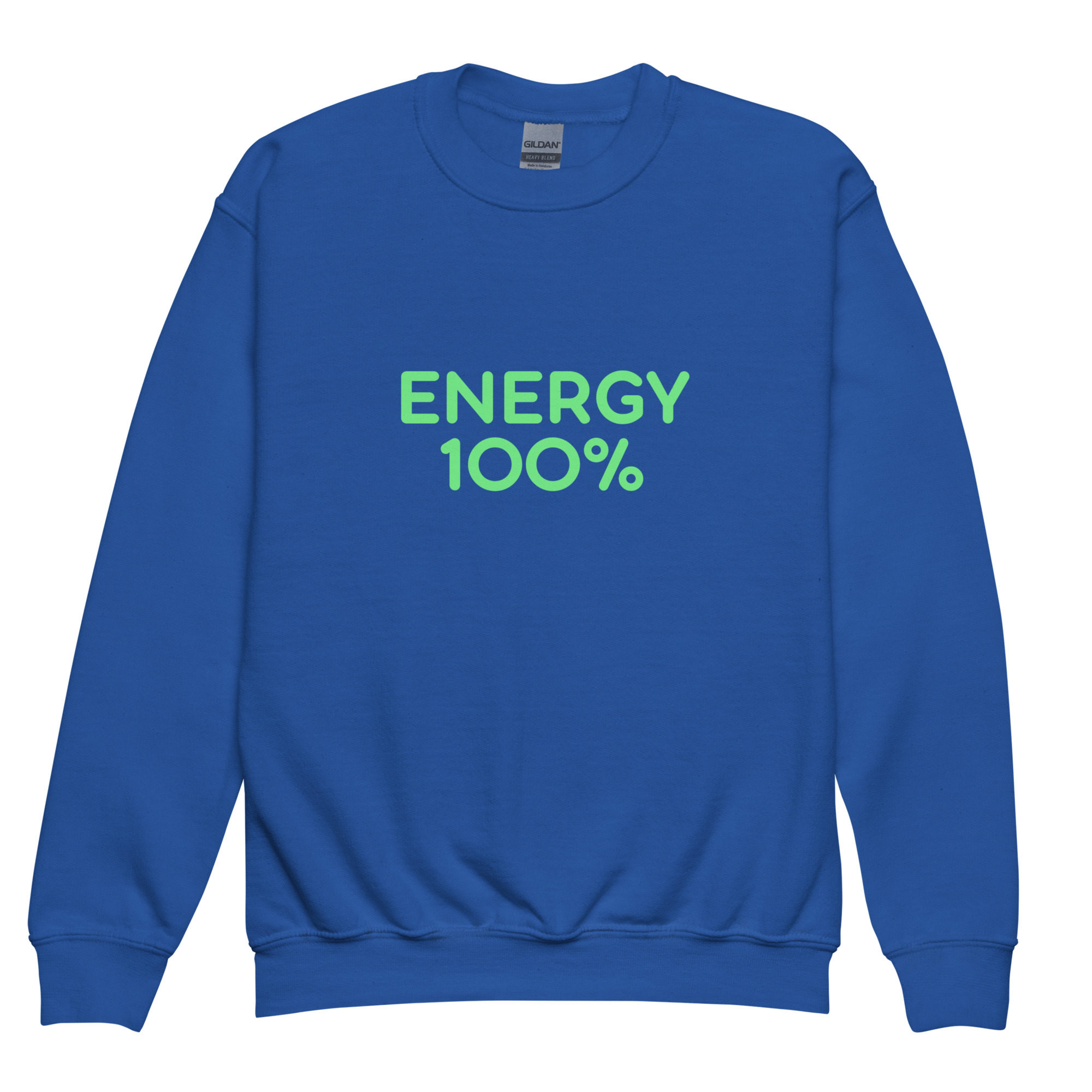 Youth crewneck sweatshirt "ENERGY 100%" - Image 6