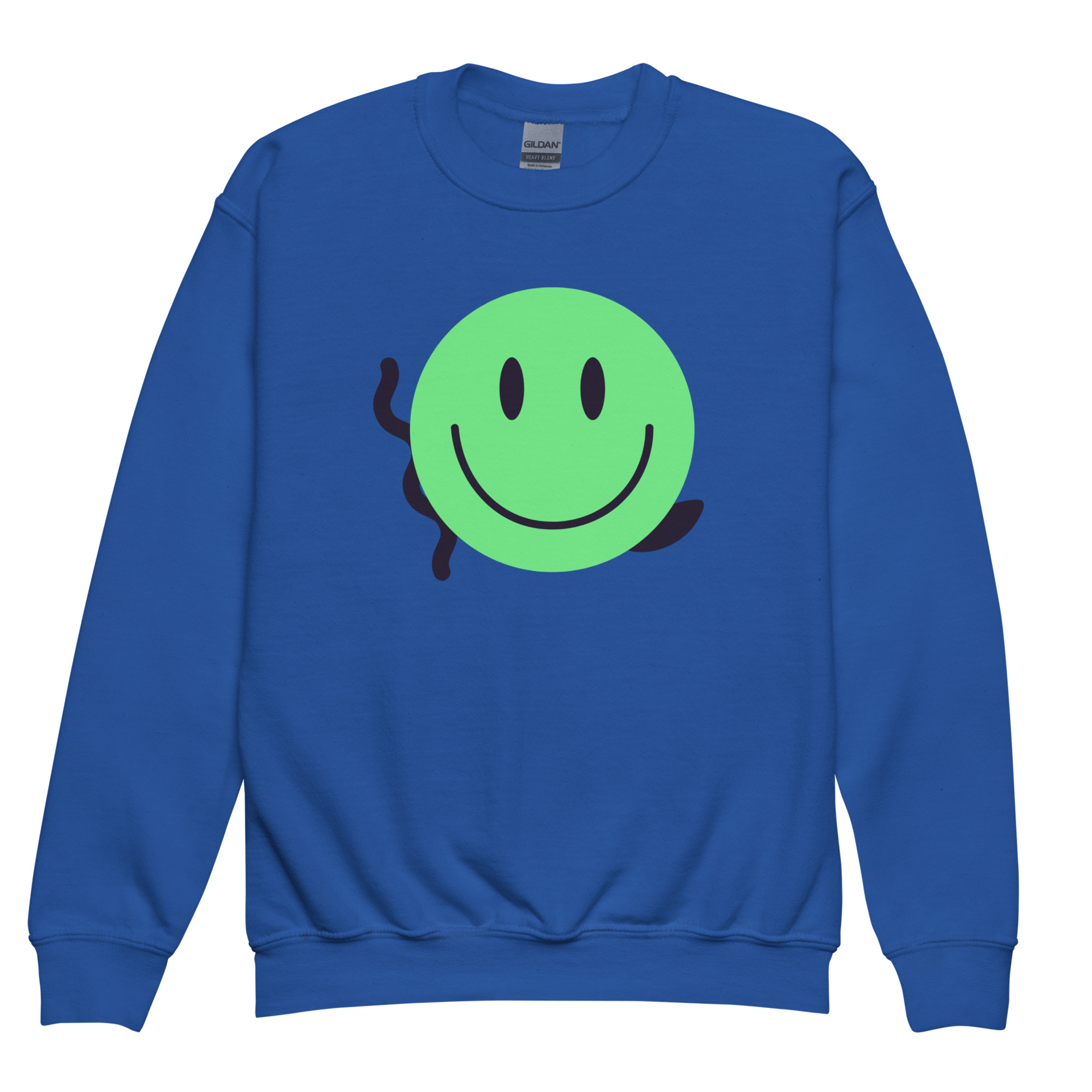 Youth crewneck sweatshirt "Happy Vibe" - Image 6
