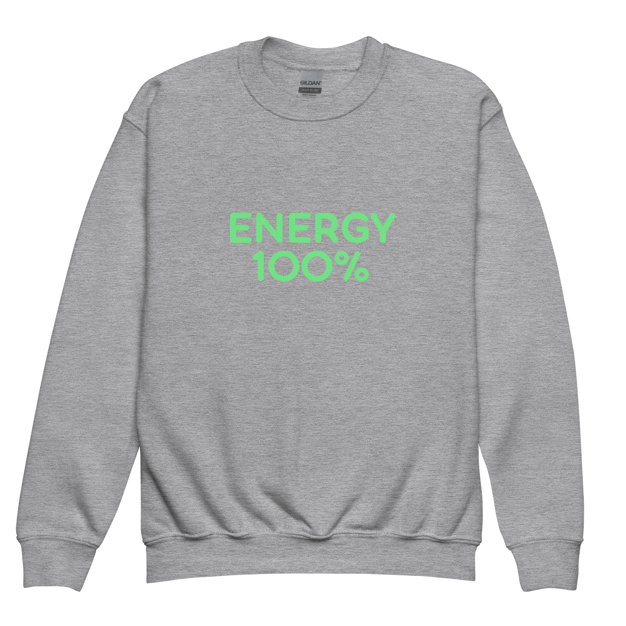 Youth crewneck sweatshirt "ENERGY 100%" - Image 7