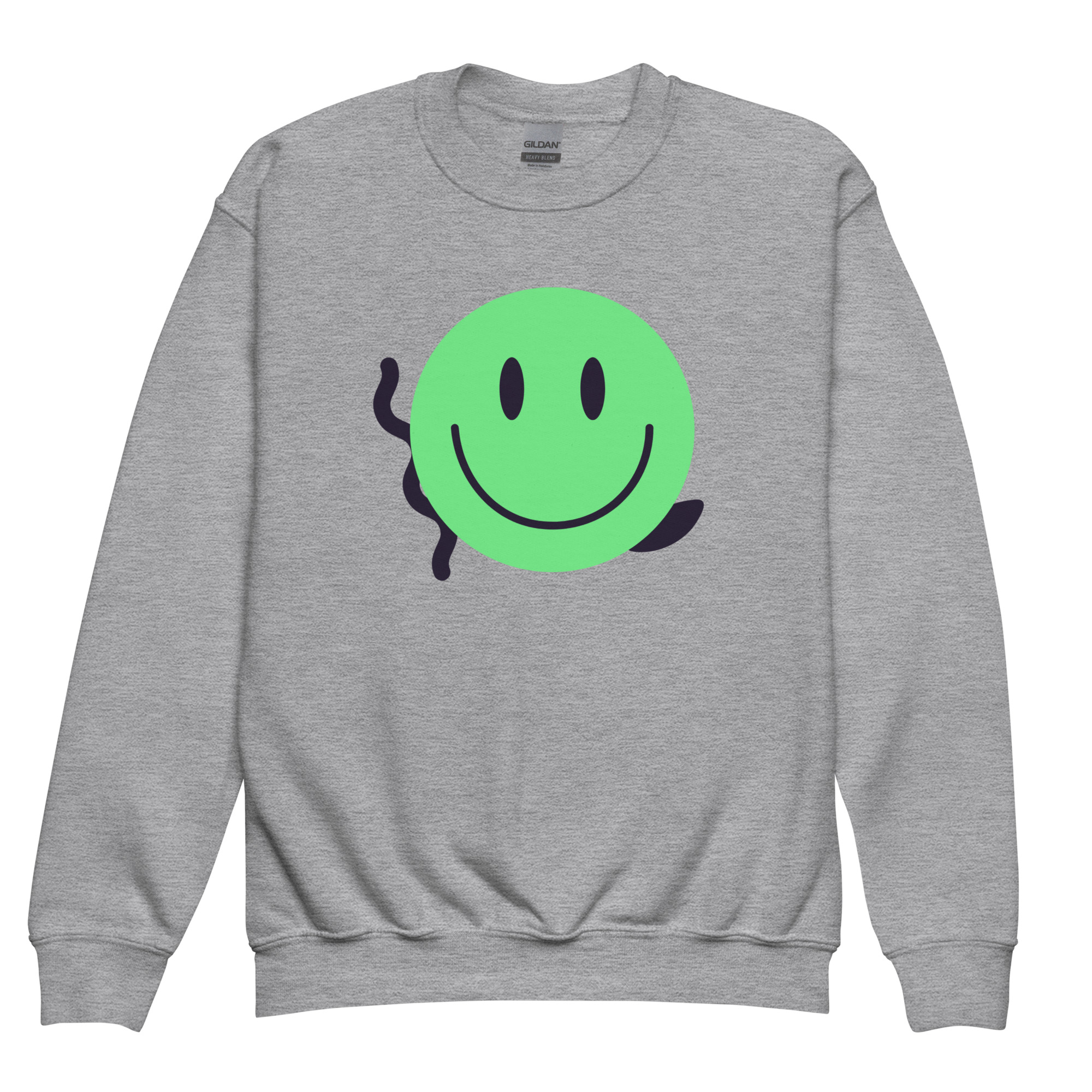 Youth crewneck sweatshirt "Happy Vibe" - Image 7