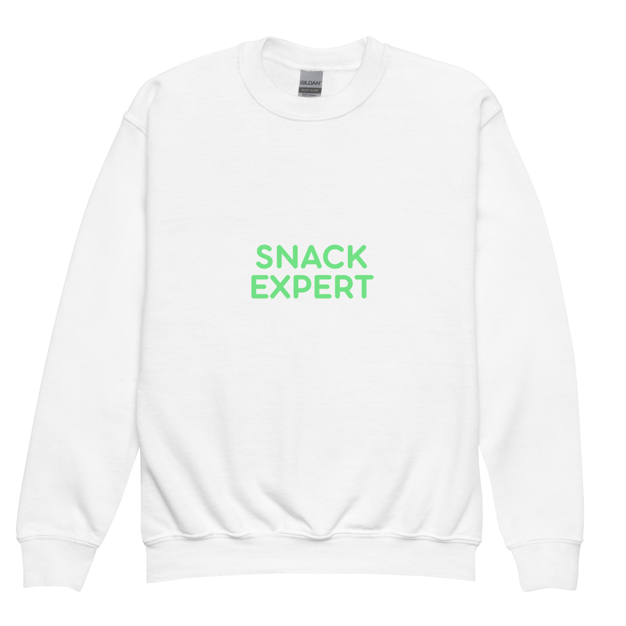 Youth crewneck sweatshirt "SNACK EXPERT" - Image 8