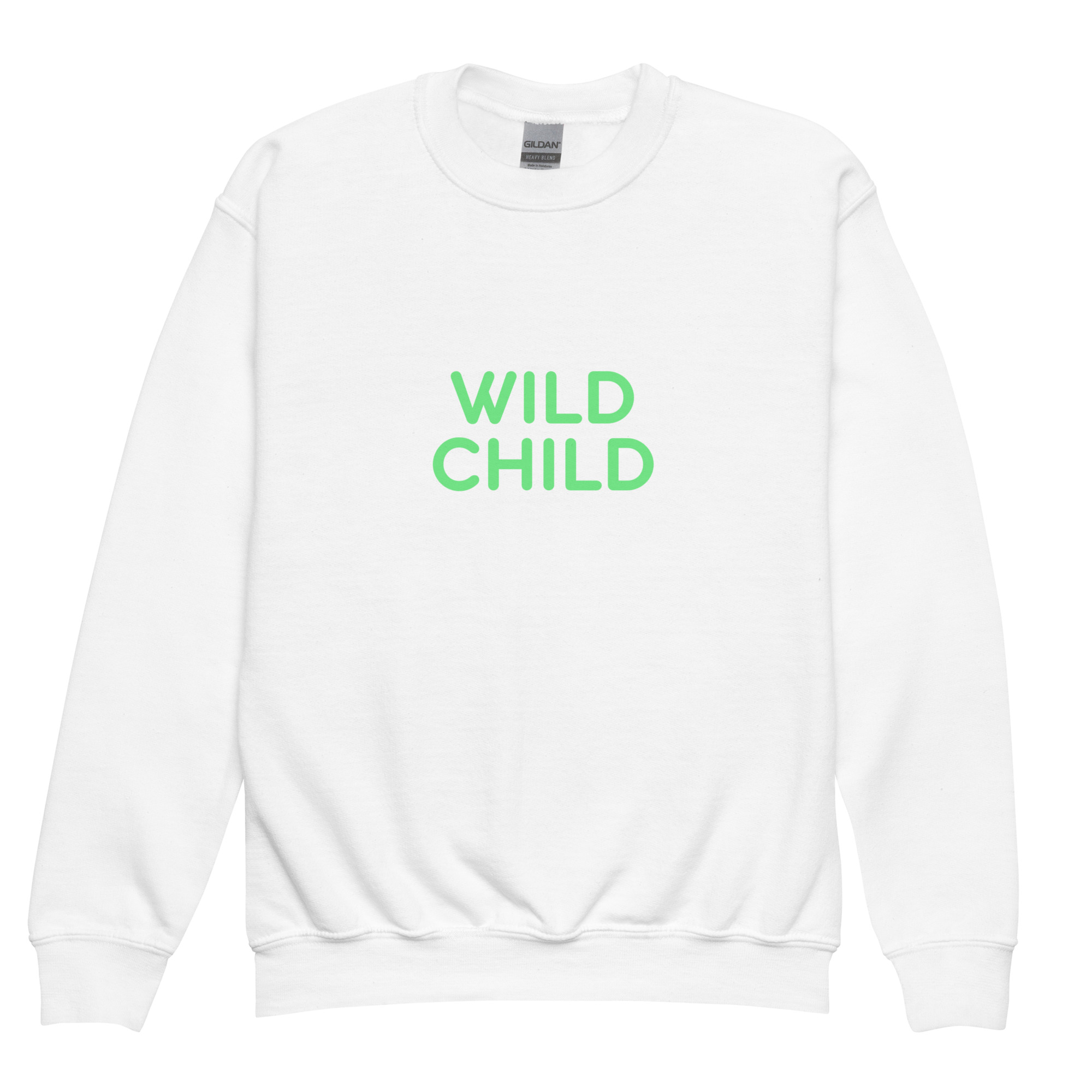 Youth crewneck sweatshirt "WILD CHILD" - Image 8