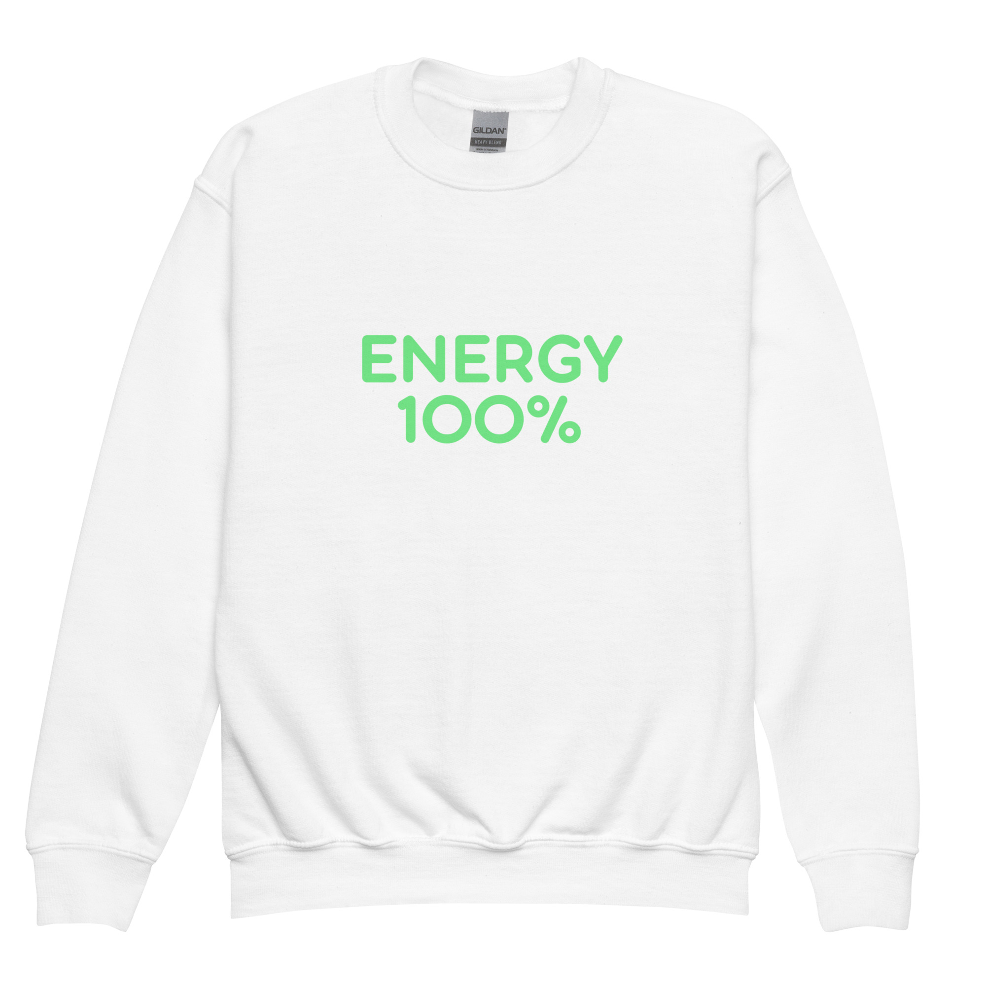 Youth crewneck sweatshirt "ENERGY 100%" - Image 8