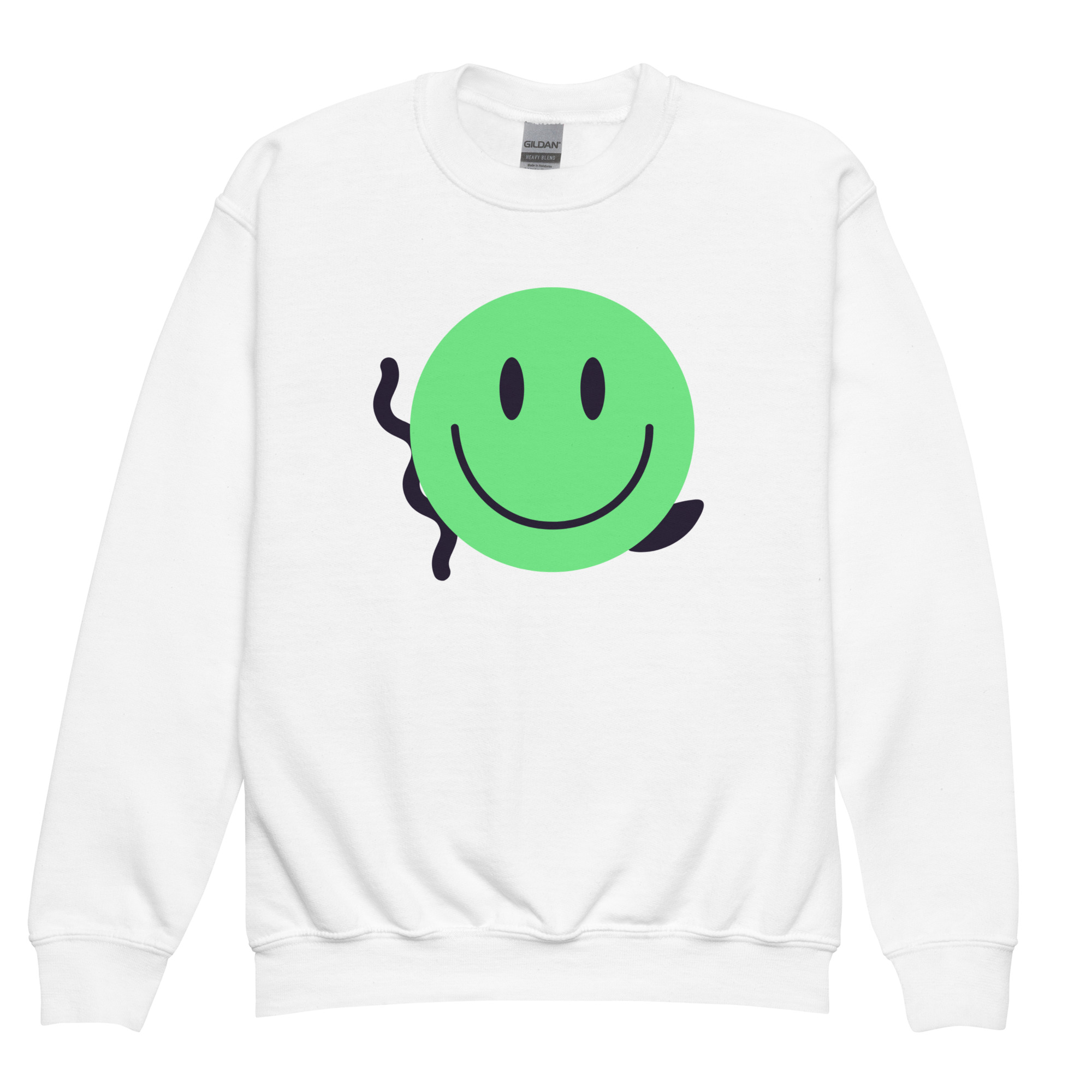 Youth crewneck sweatshirt "Happy Vibe" - Image 8
