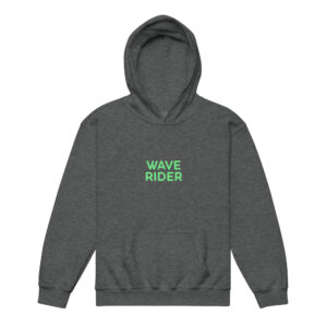 Alternative view of Youth heavy blend hoodie "WAVE RIDER"