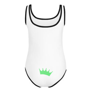 Alternative view of All-Over Print Kids Swimsuit "Crown"
