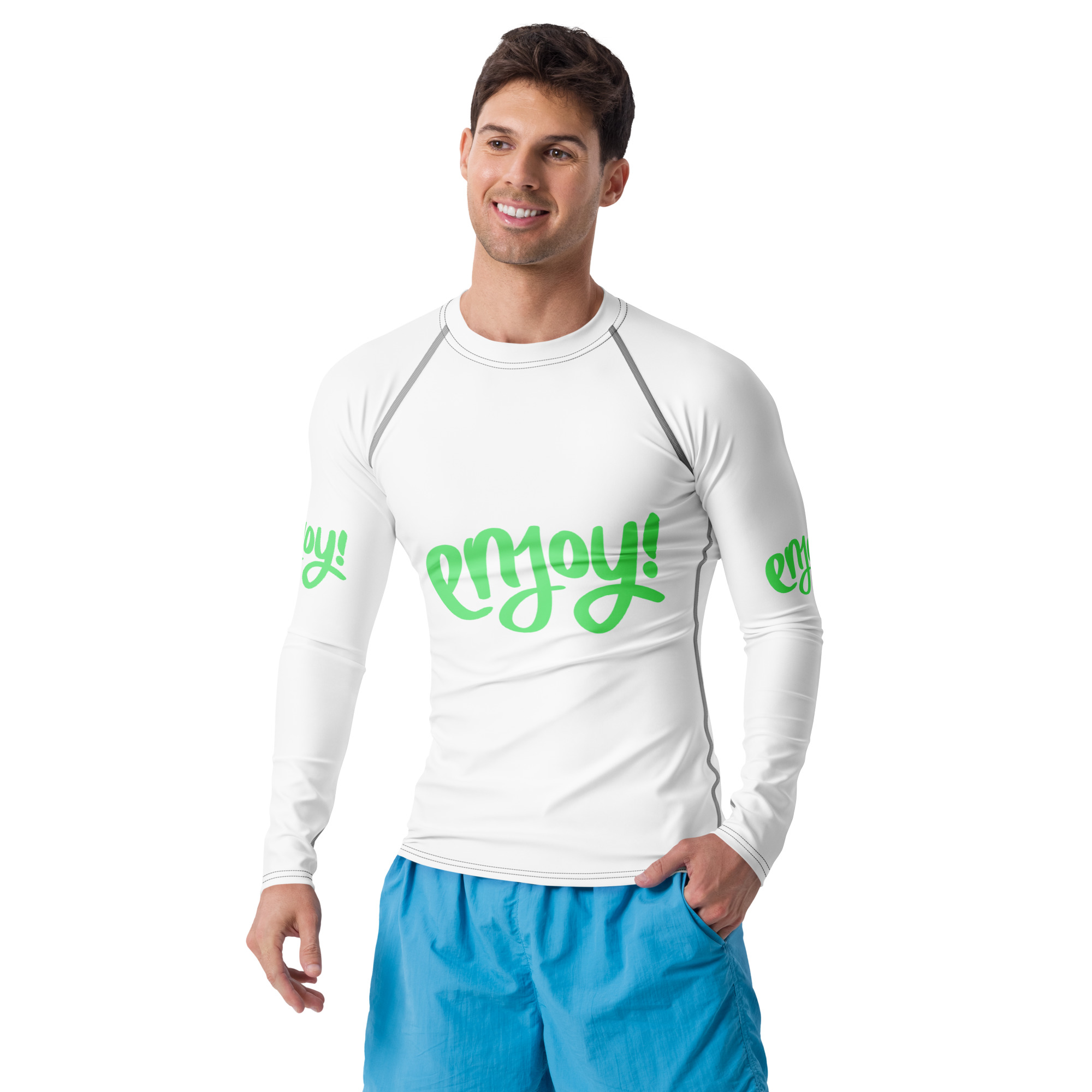 Men's Rash Guard "ENJOY!" - Image 15
