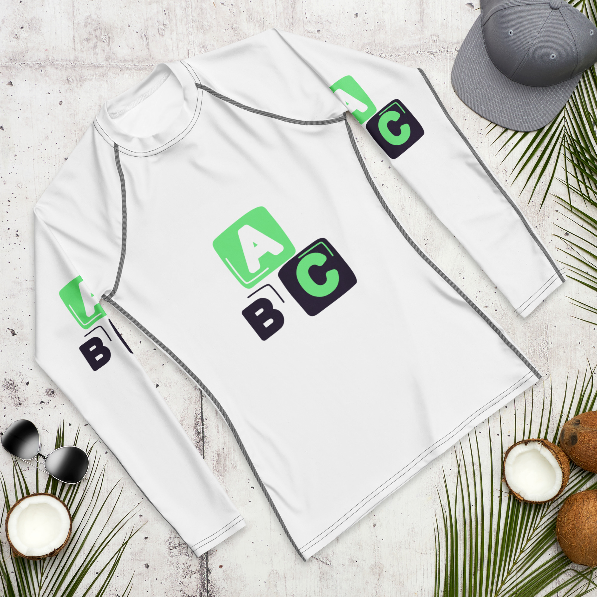 Men's Rash Guard "ABC" - Image 5