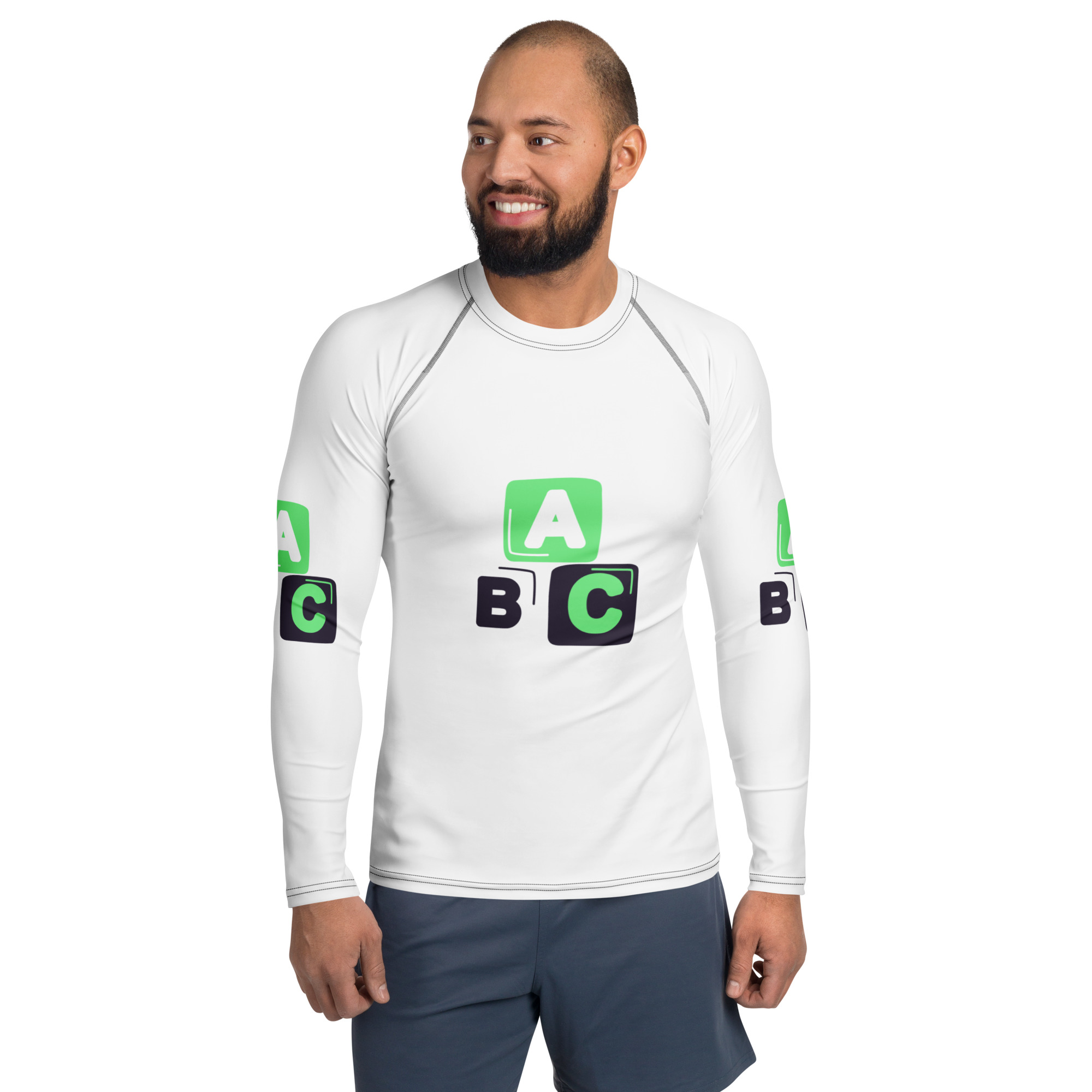 Men's Rash Guard "ABC" - Image 17