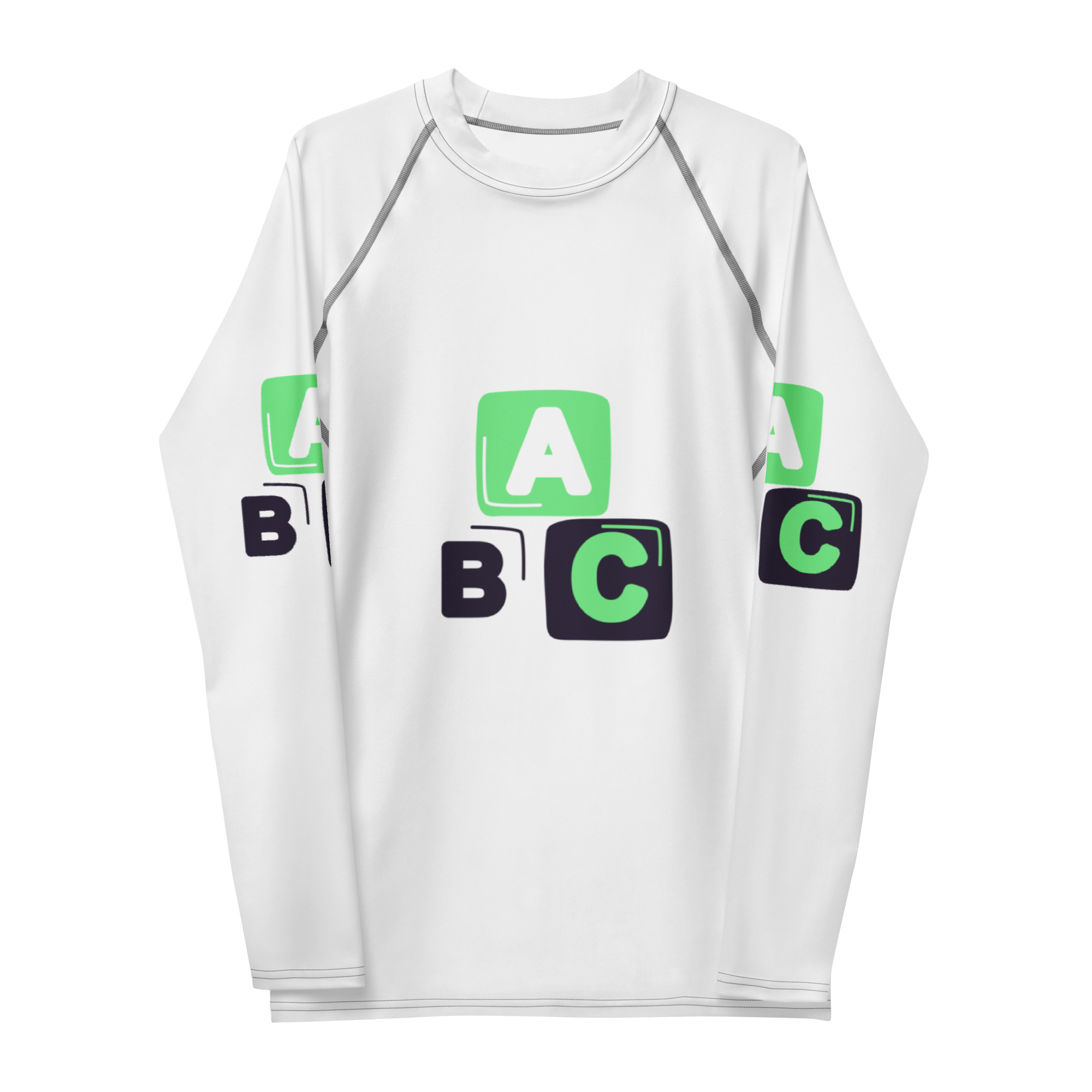 Men's Rash Guard "ABC" - Image 3