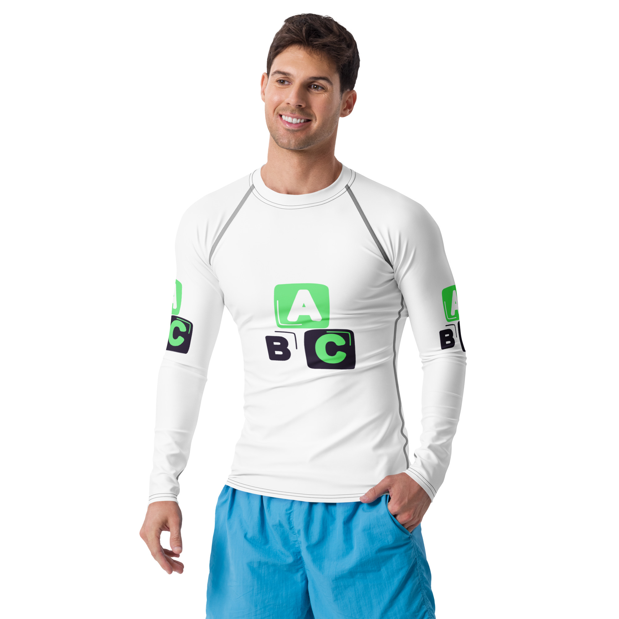 Men's Rash Guard "ABC" - Image 21