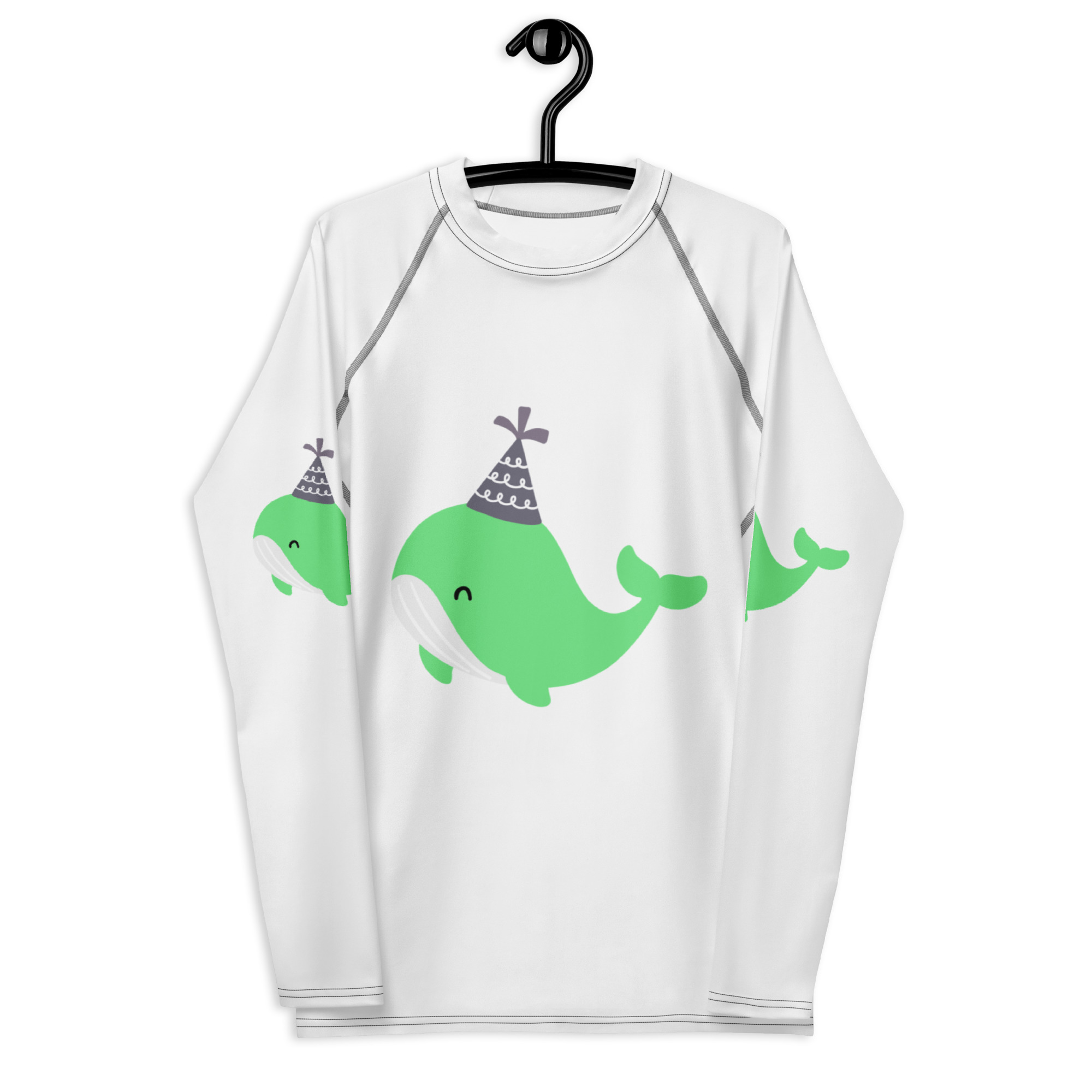 Men's Rash Guard "Party Whale" - Image 7