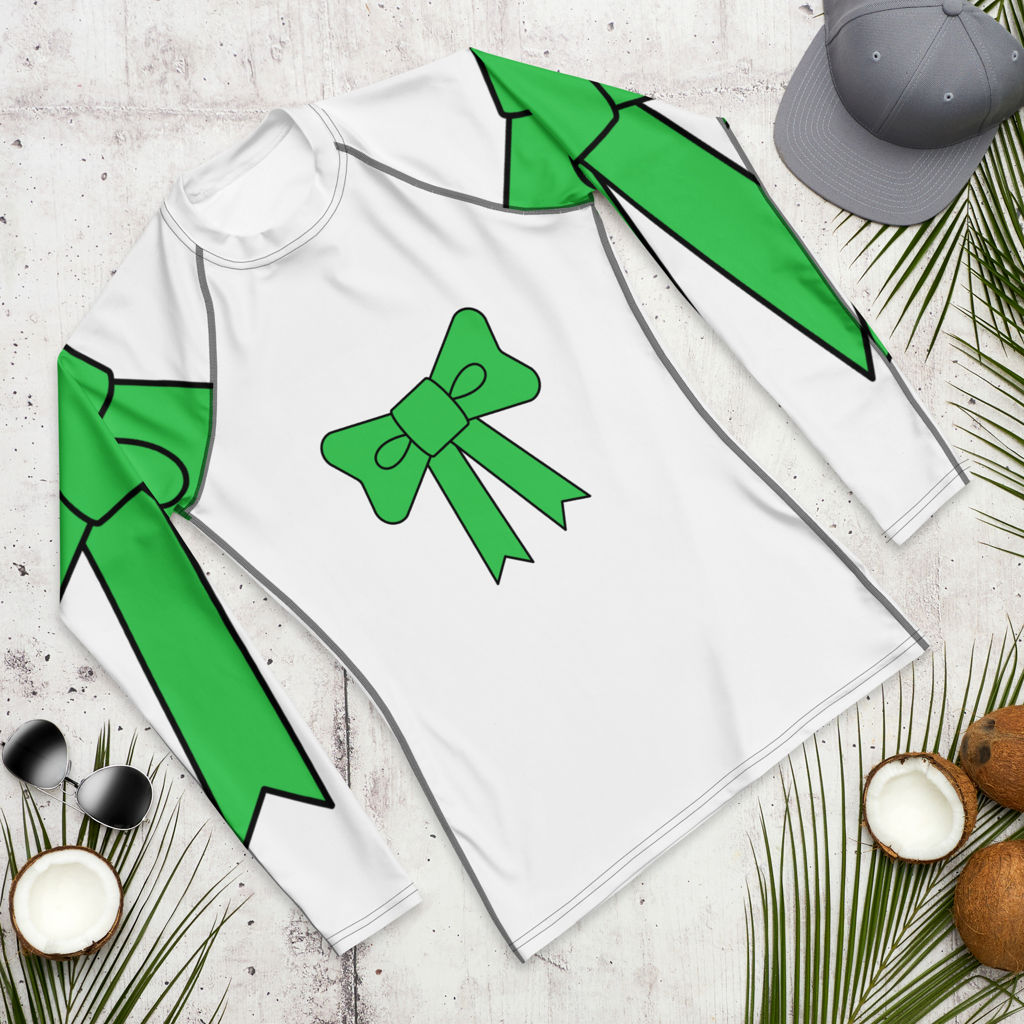 Men's Rash Guard "Ribbon Charm" - Image 5