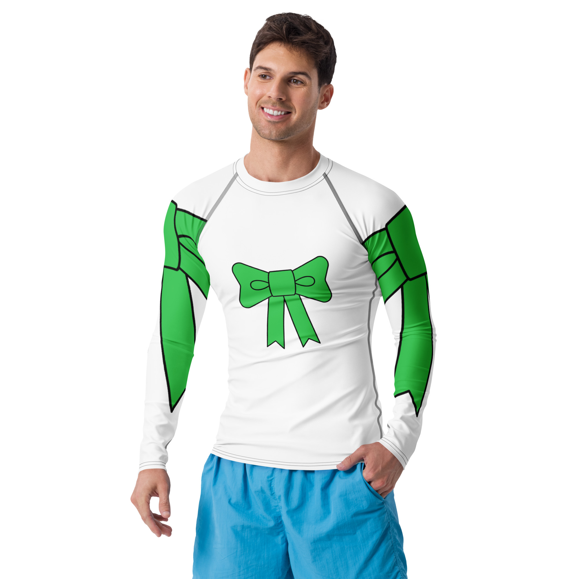 Men's Rash Guard "Ribbon Charm" - Image 17