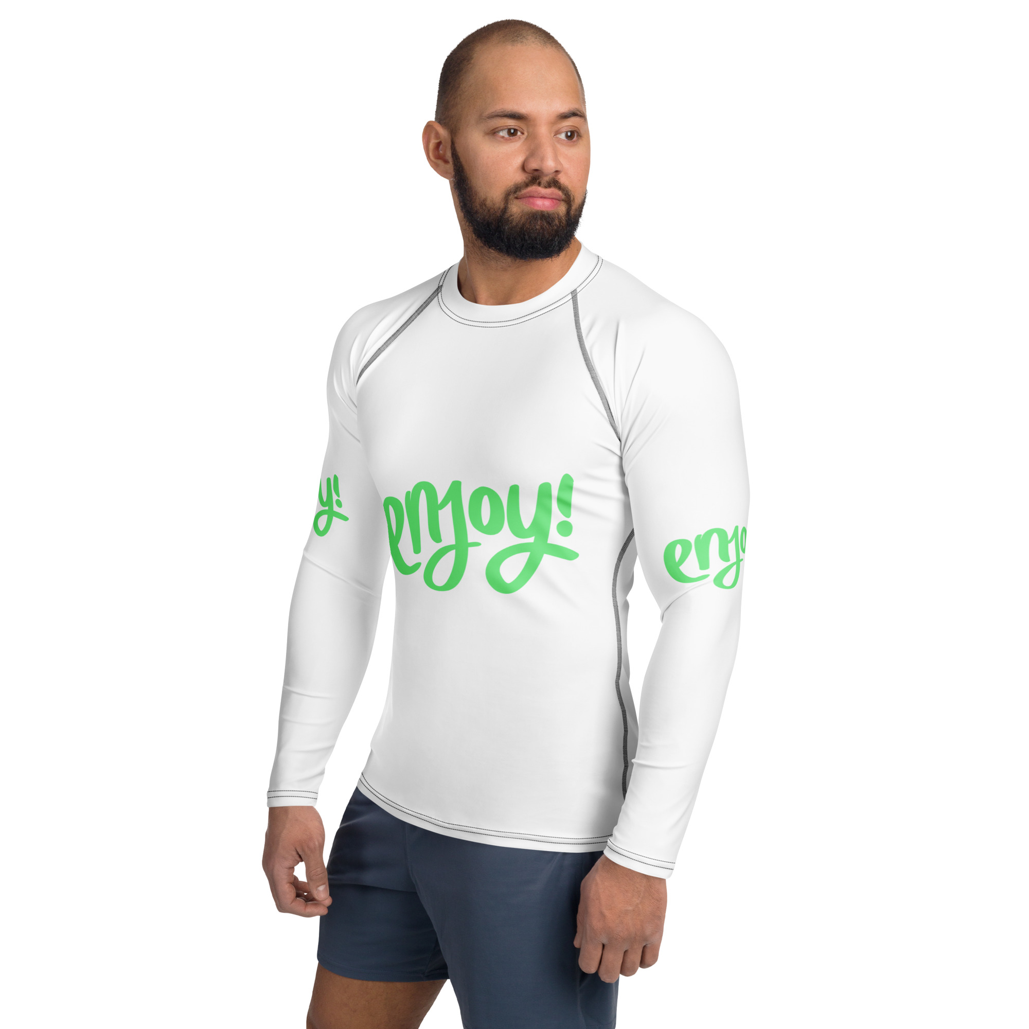 Men's Rash Guard "ENJOY!" - Image 13