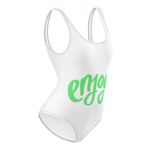Alternative view of One-Piece Swimsuit "ENJOY!"