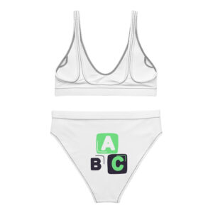 Alternative view of Recycled high-waisted bikini "ABC"