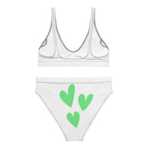 Alternative view of Recycled high-waisted bikini "Love Burst"