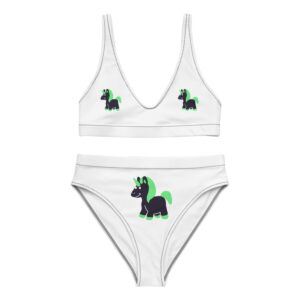 Recycled high-waisted bikini "Cute Fantasy"