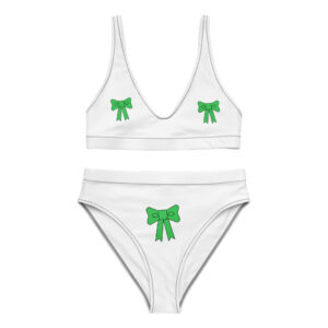 Recycled high-waisted bikini "Ribbon Charm"