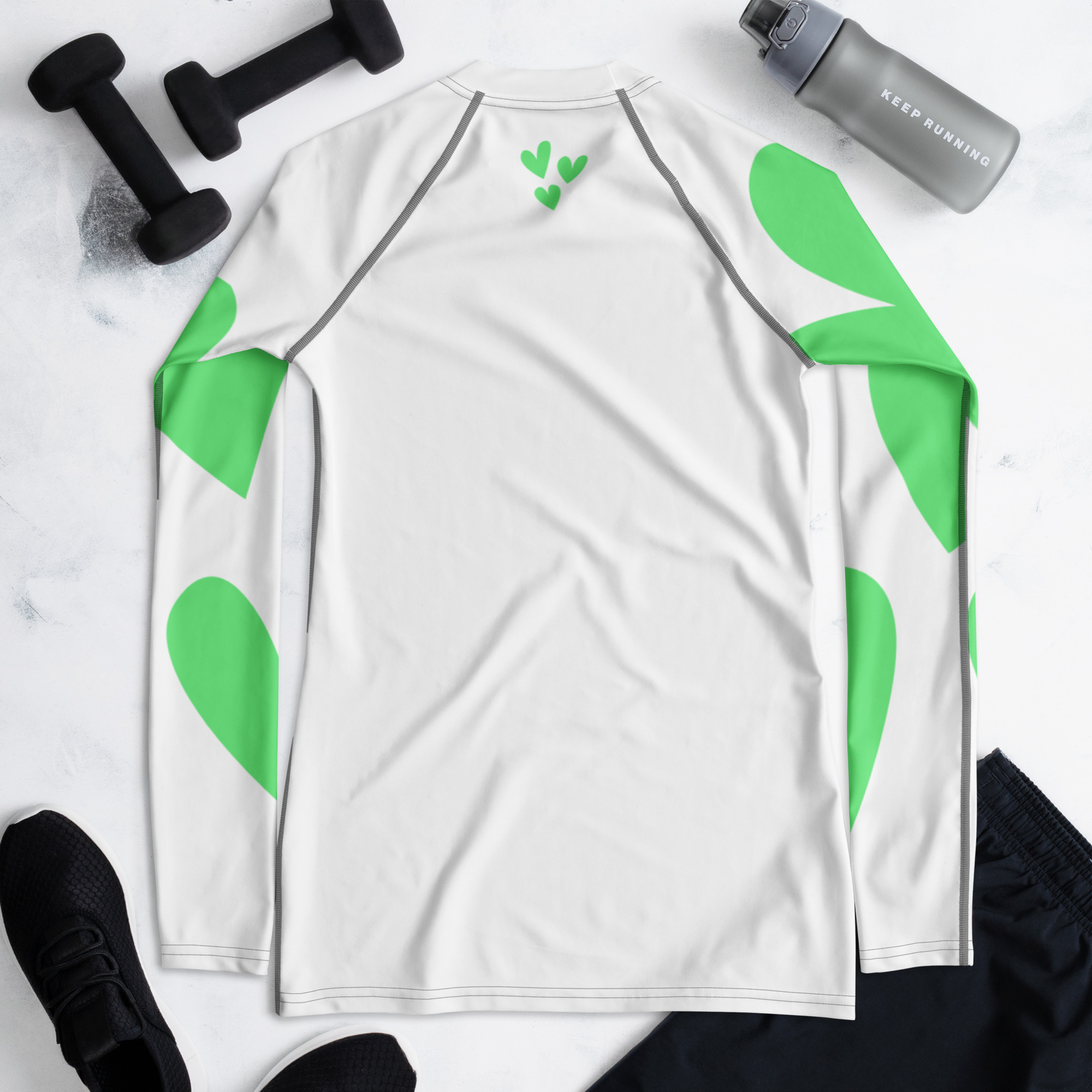 Women's Rash Guard "Love Burst" - Image 6