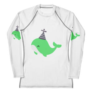 Women's Rash Guard "Party Whale"