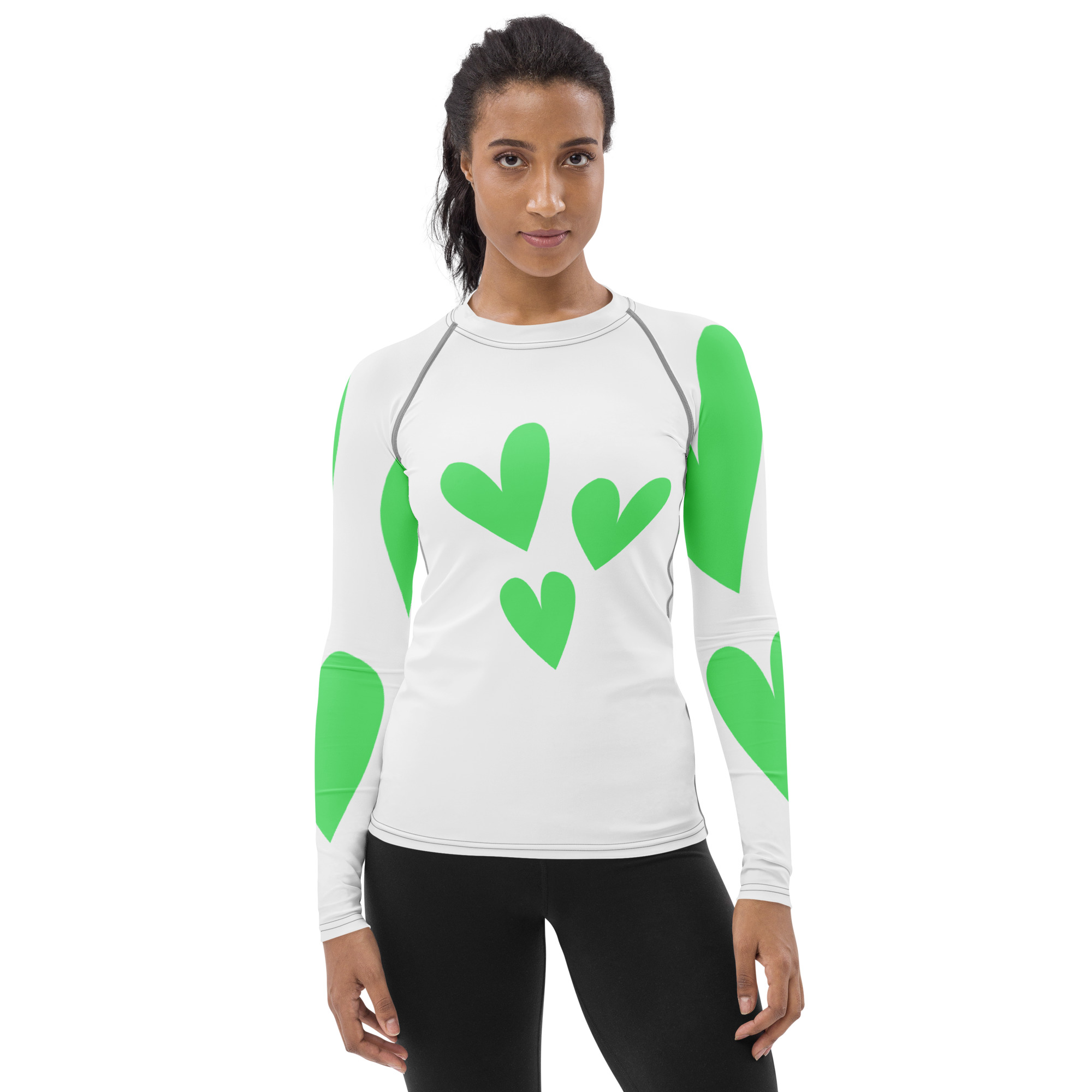 Women's Rash Guard "Love Burst" - Image 9