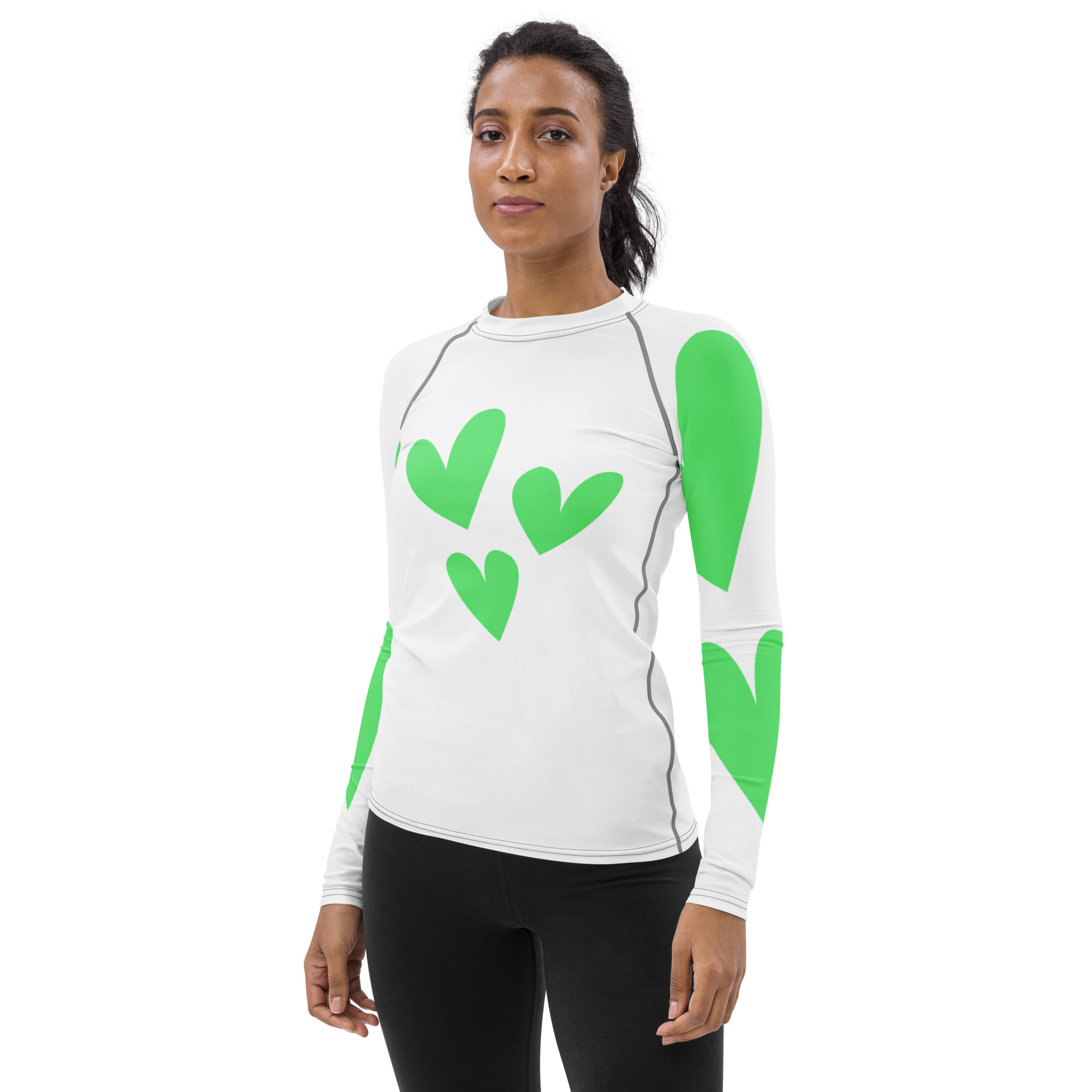 Women's Rash Guard "Love Burst" - Image 11