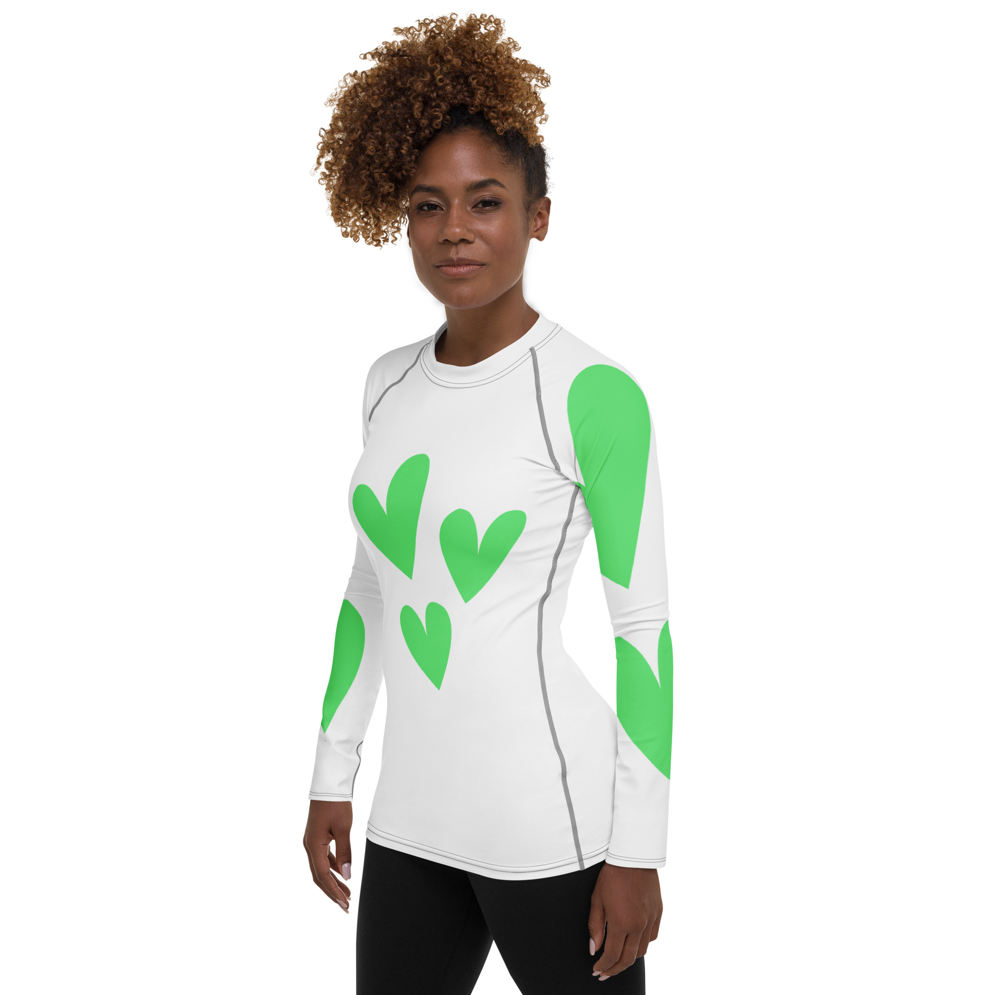 Women's Rash Guard "Love Burst" - Image 15